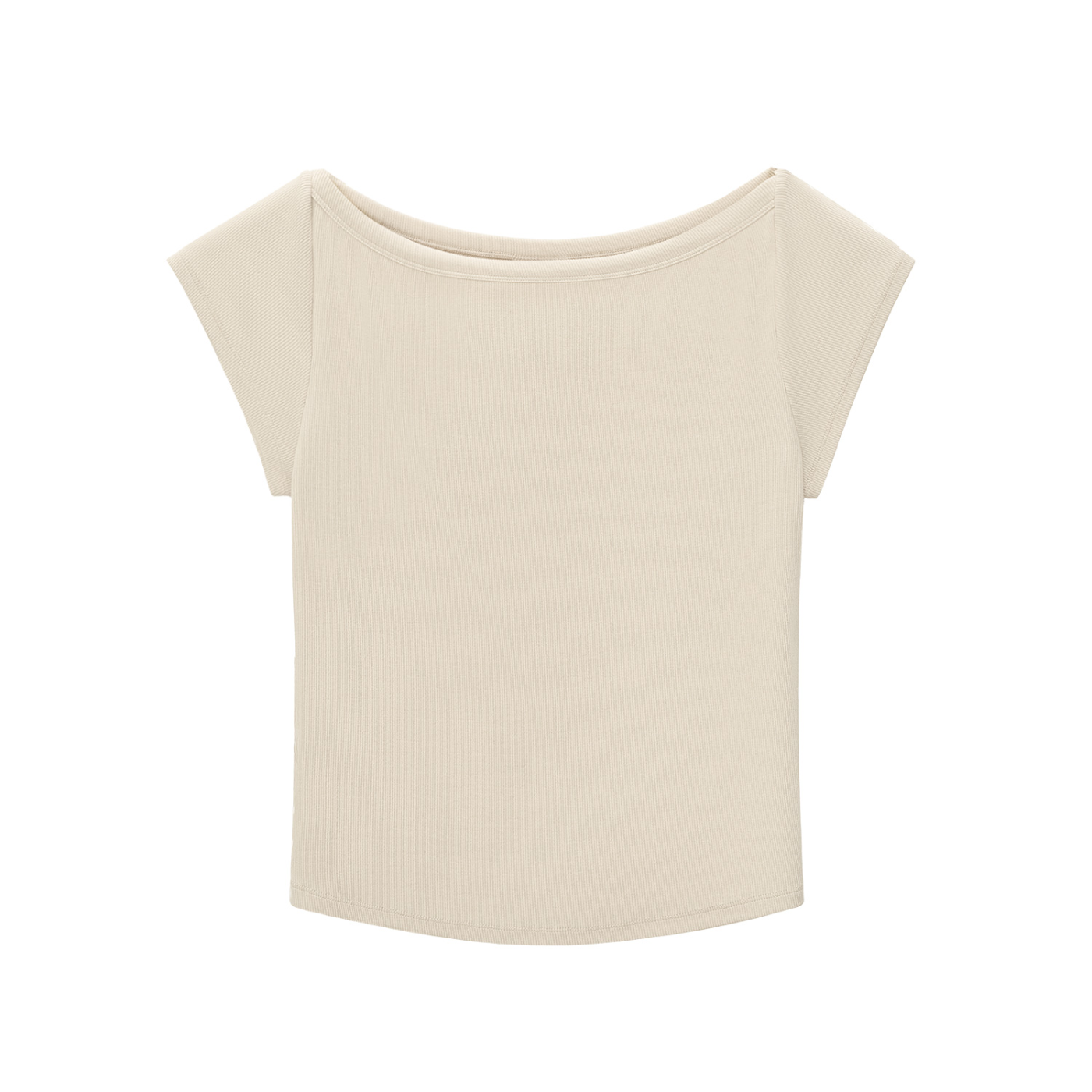 Quiet Riot™ Essential Wide Neck Bodycon Baby Tee