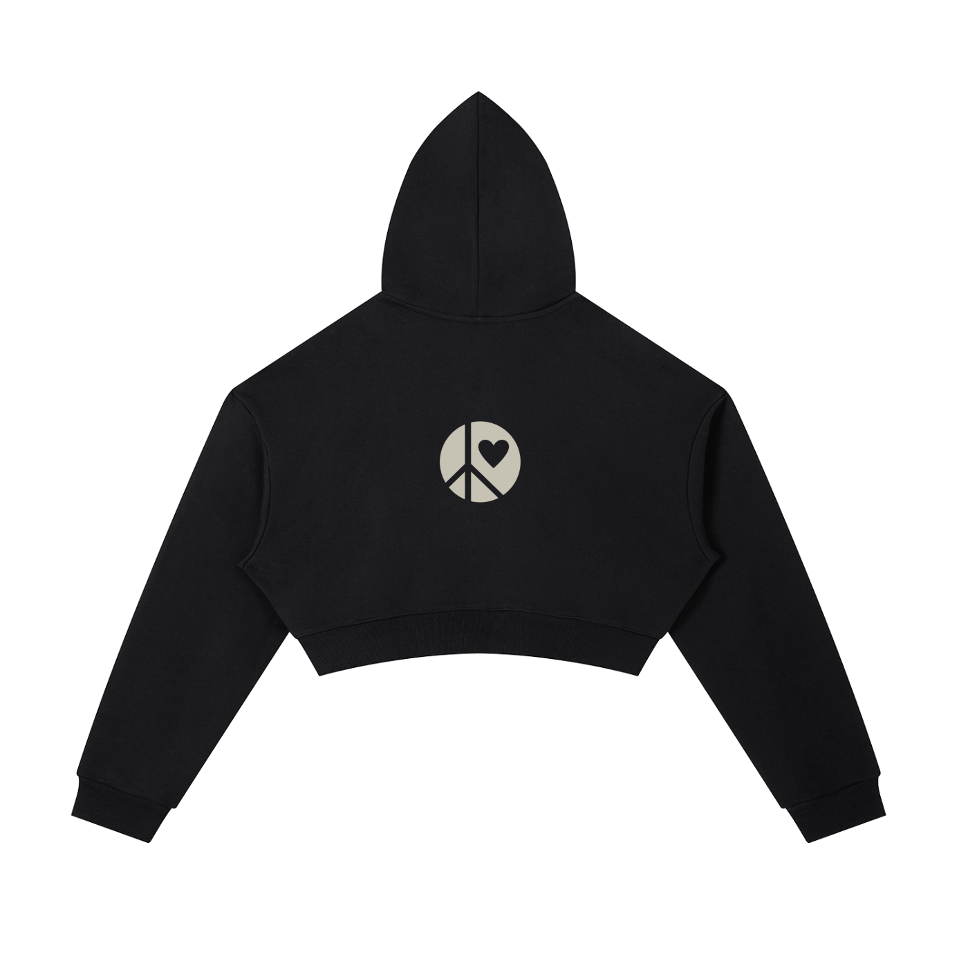 Quiet Riot™ Essential Paint-Splatter Cropped Zip Hoodie | Elevated Street Layer