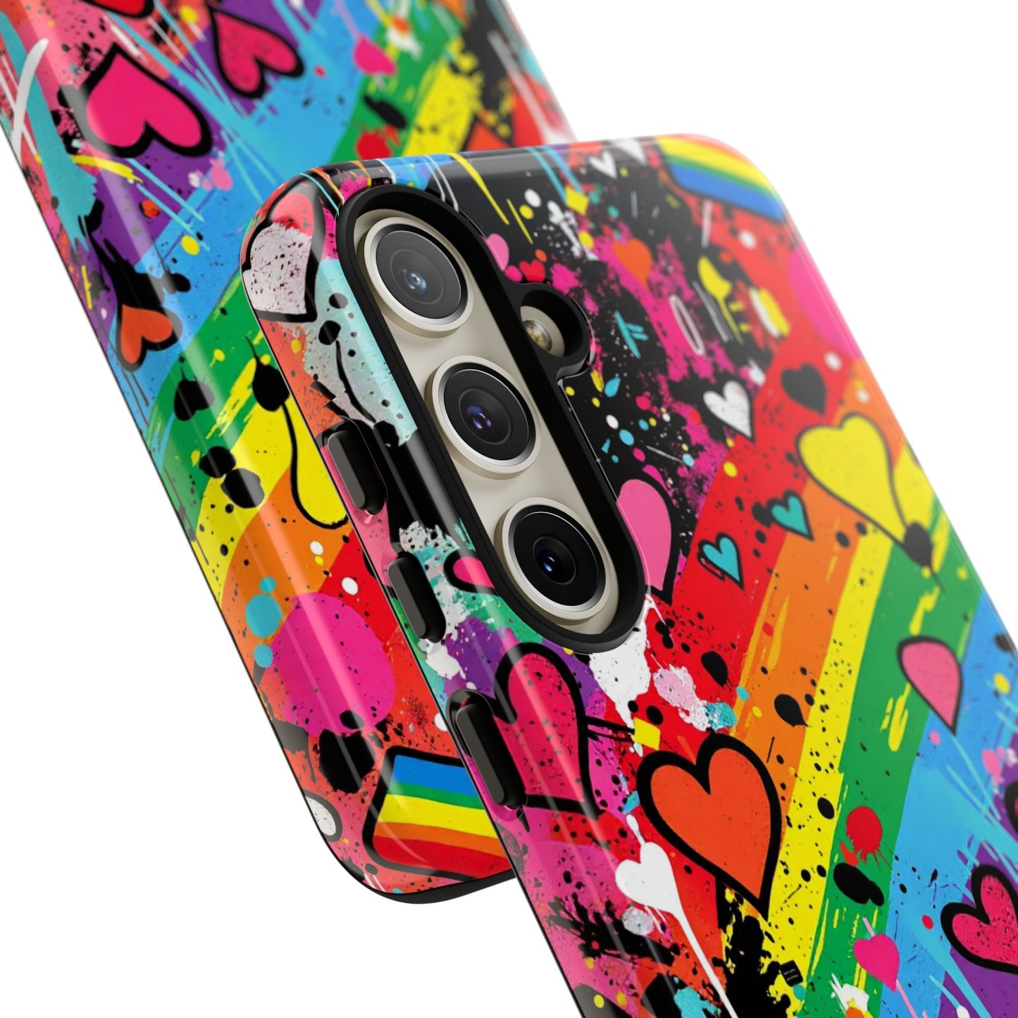 Pride Pop Armor Case – Free Love Graffiti Edition
