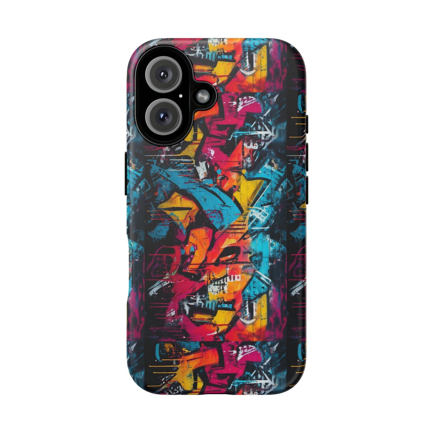 Wall Tag Armor Case – Neon Graffiti Burst Edition