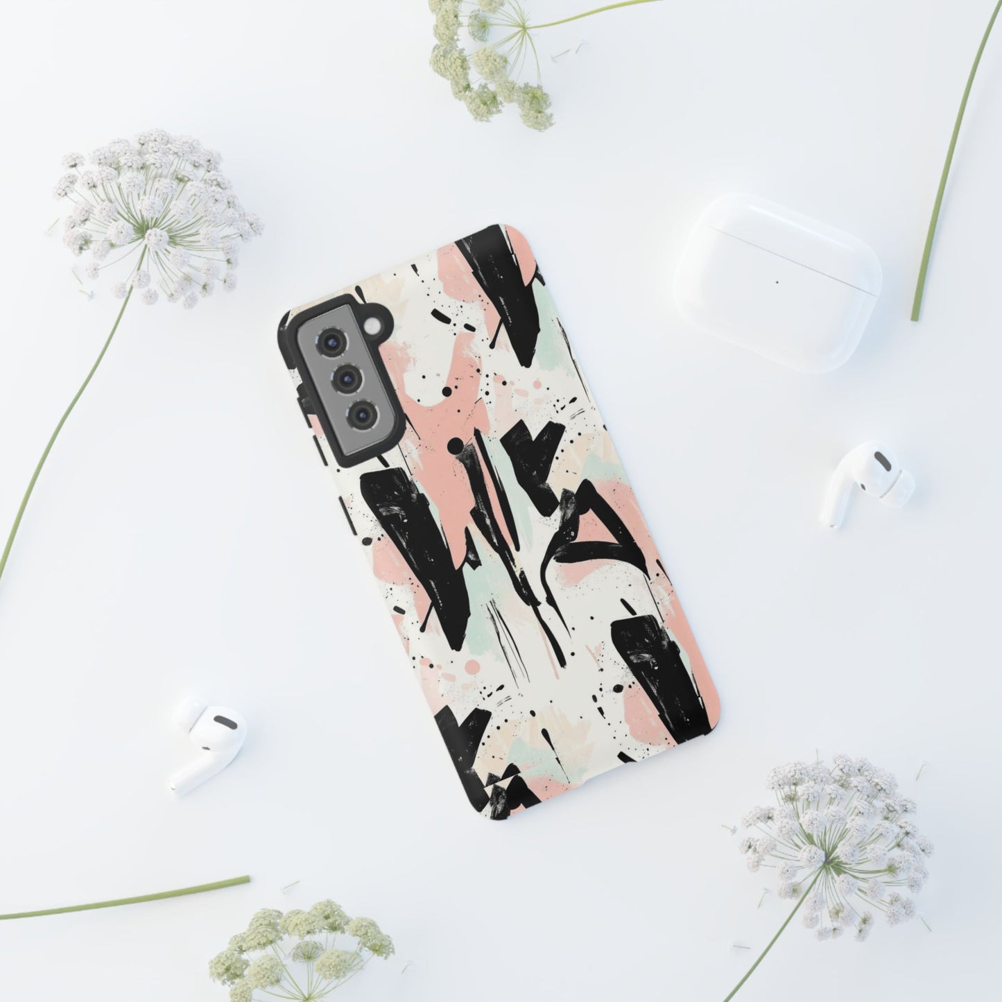 Blush Rush Armor Case – Abstract Ink Graffiti Edition