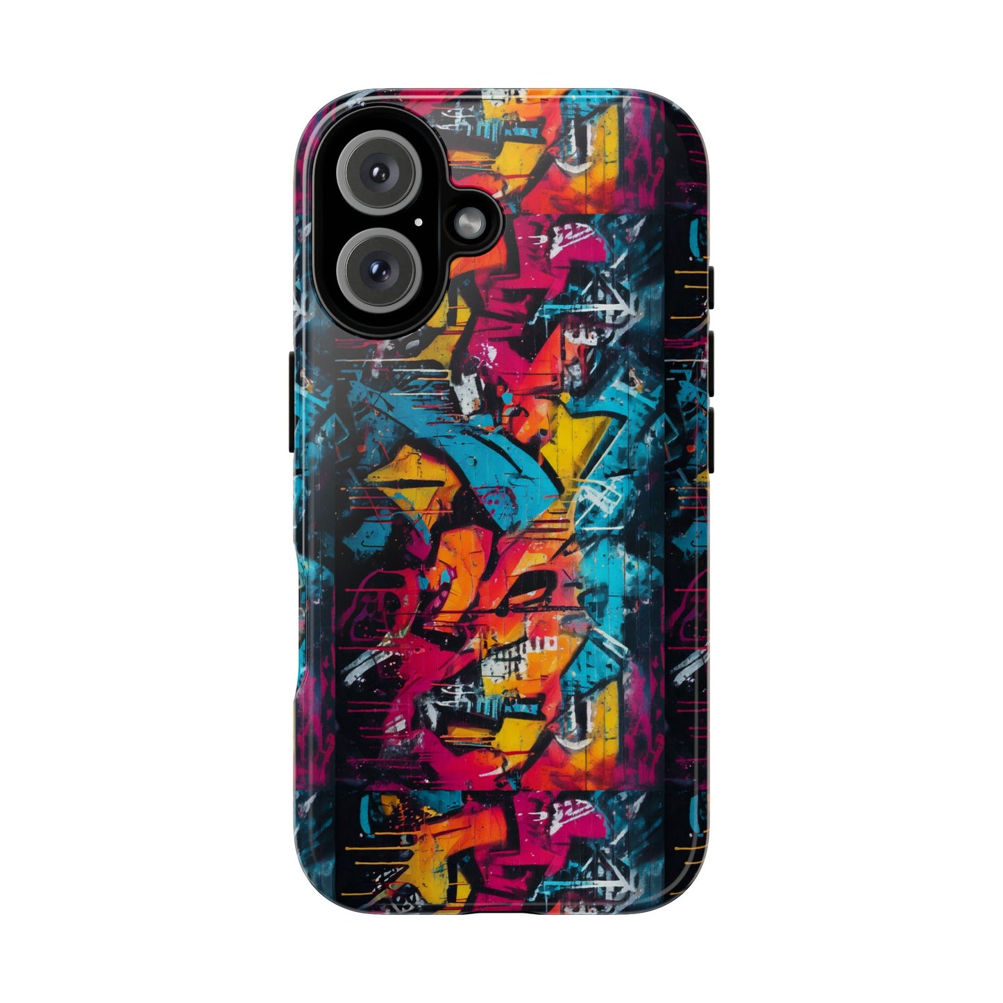 Wall Tag Armor Case – Neon Graffiti Burst Edition