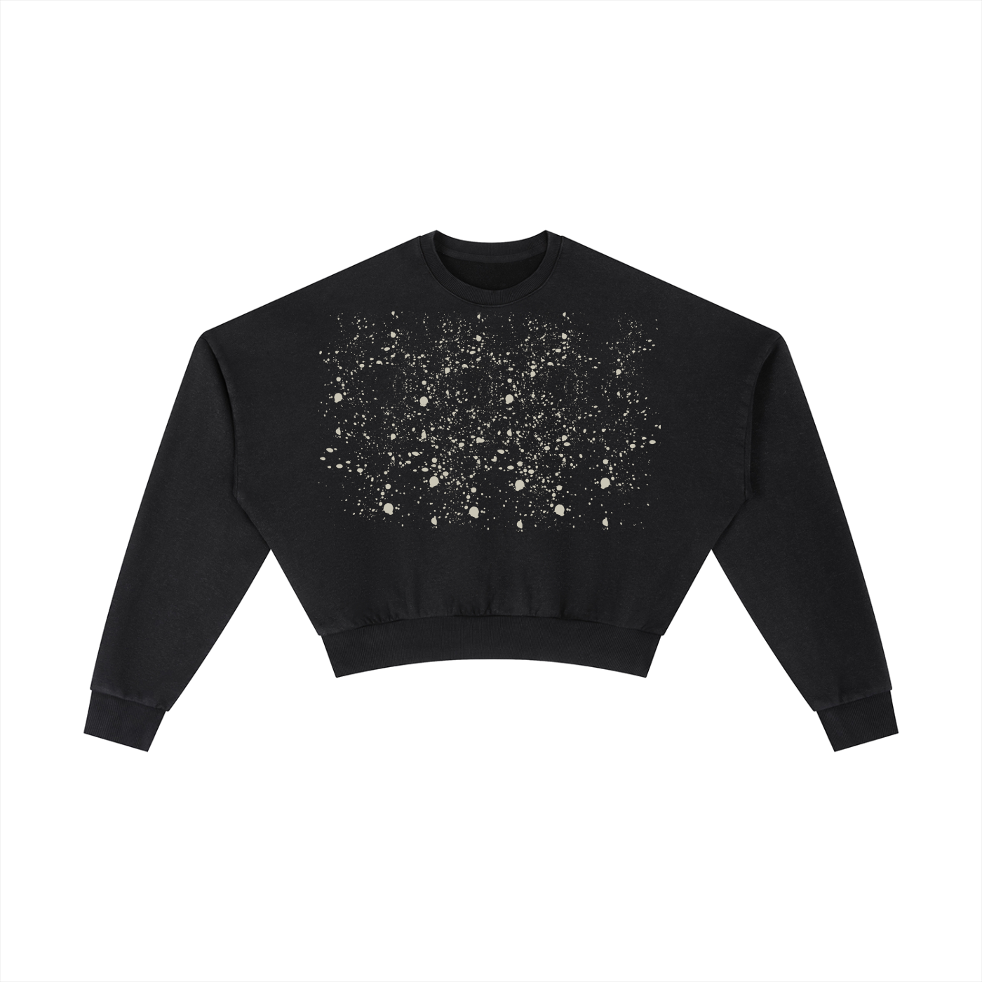 Quiet Riot™ Vintage Washed Cropped Sweatshirt