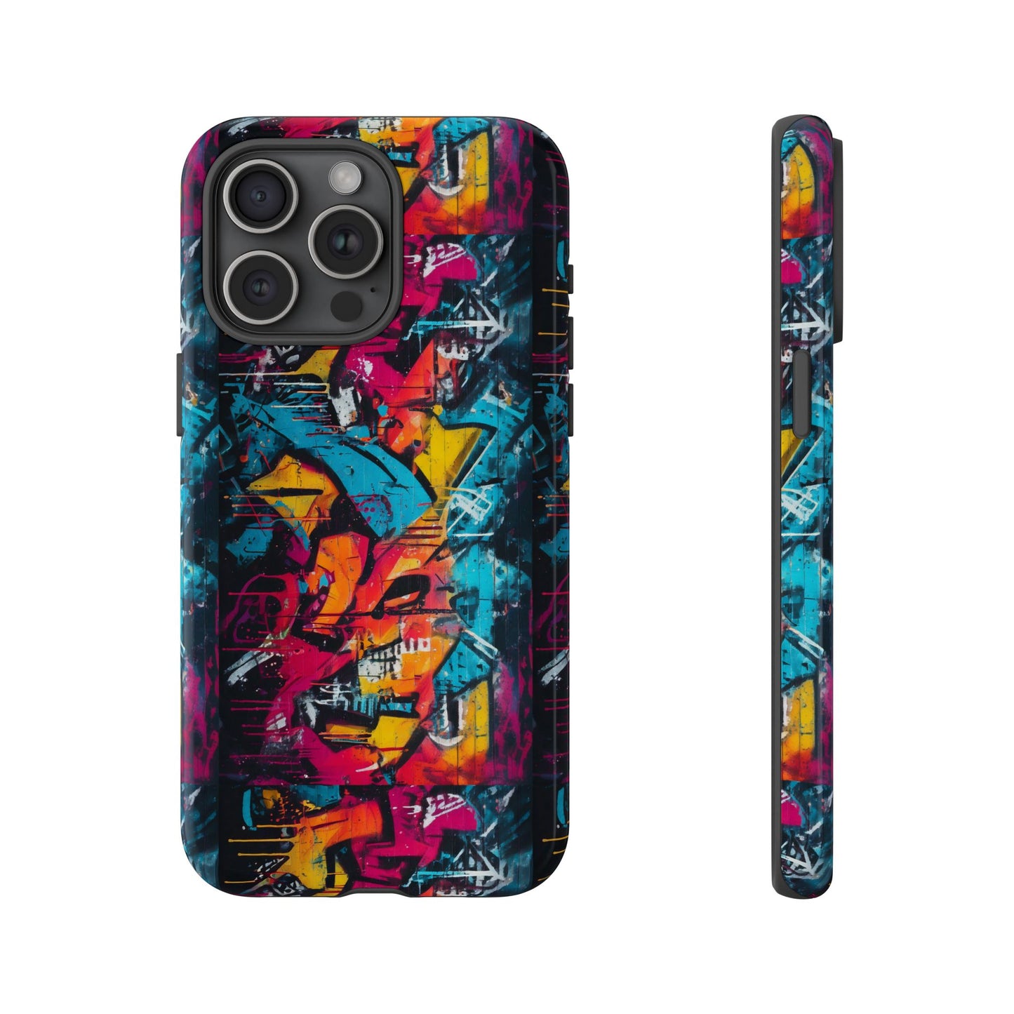 Wall Tag Armor Case – Neon Graffiti Burst Edition