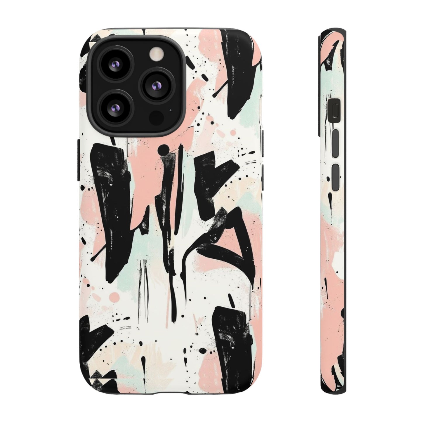 Blush Rush Armor Case – Abstract Ink Graffiti Edition