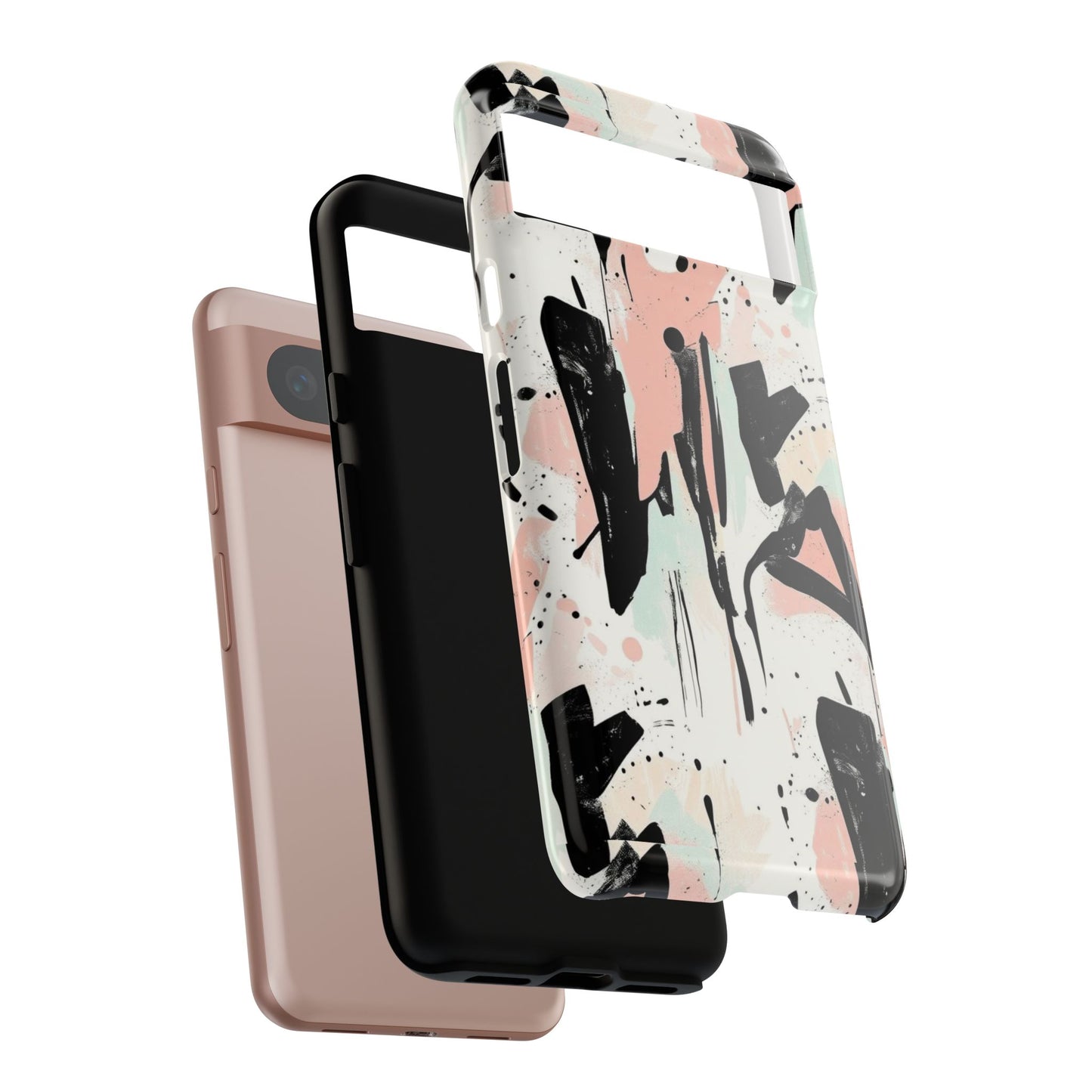 Blush Rush Armor Case – Abstract Ink Graffiti Edition