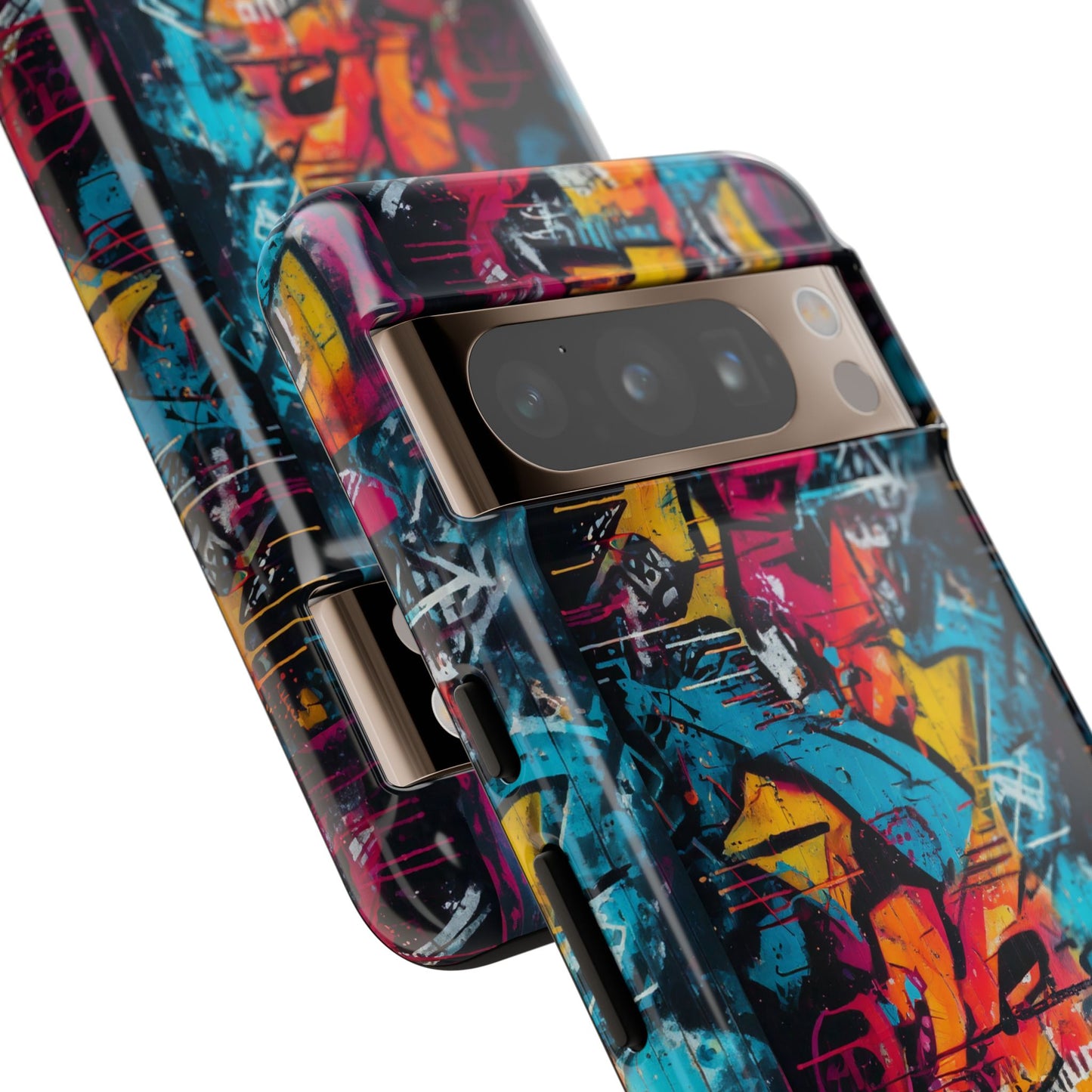 Wall Tag Armor Case – Neon Graffiti Burst Edition