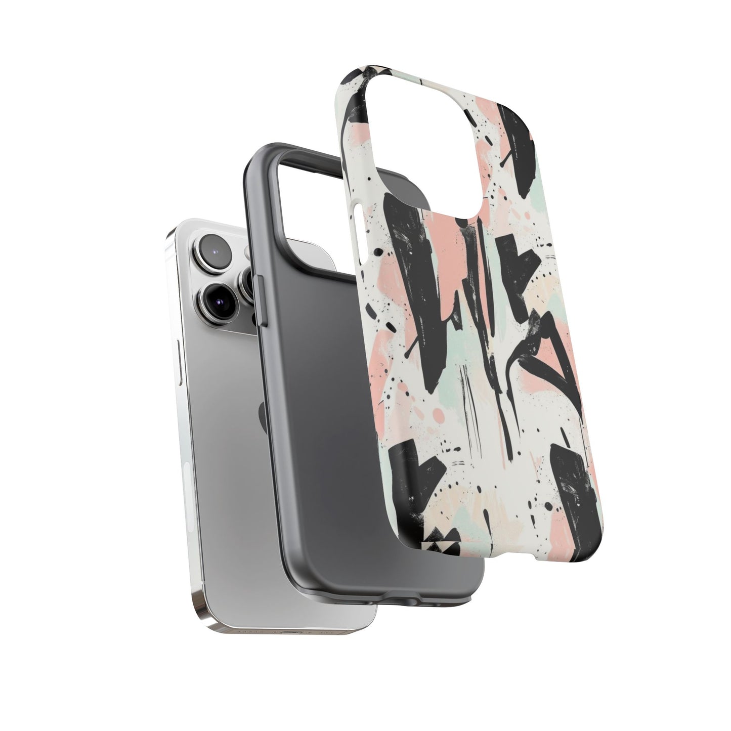 Blush Rush Armor Case – Abstract Ink Graffiti Edition