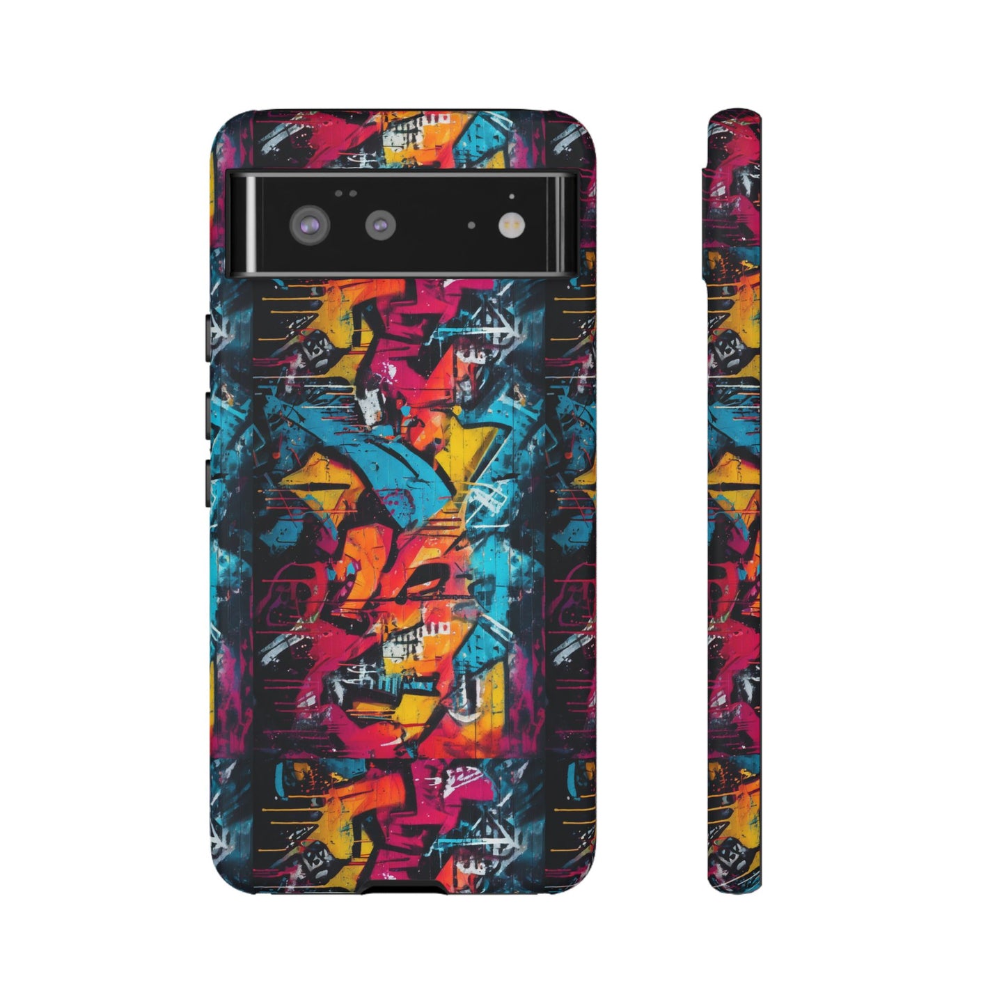 Wall Tag Armor Case – Neon Graffiti Burst Edition