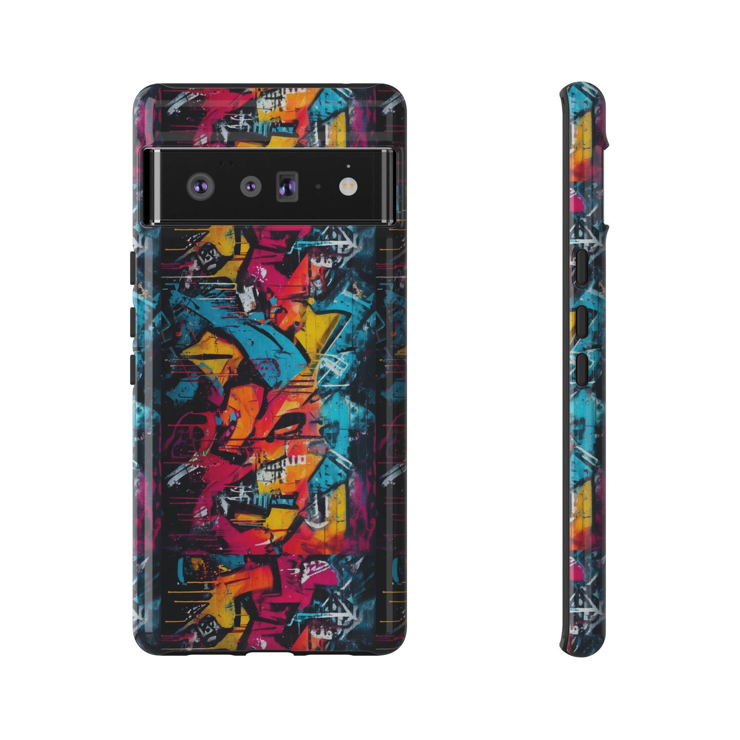 Wall Tag Armor Case – Neon Graffiti Burst Edition