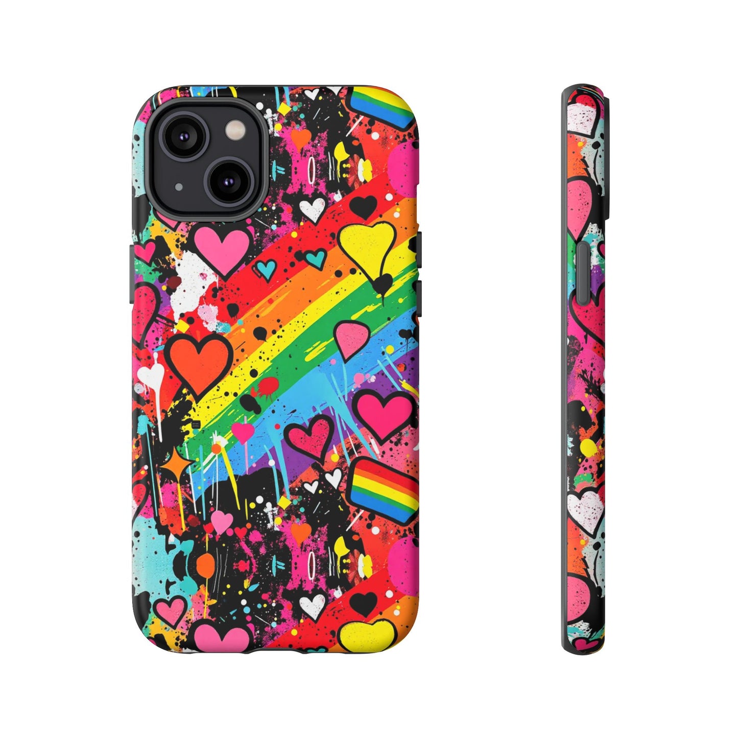 Pride Pop Armor Case – Free Love Graffiti Edition