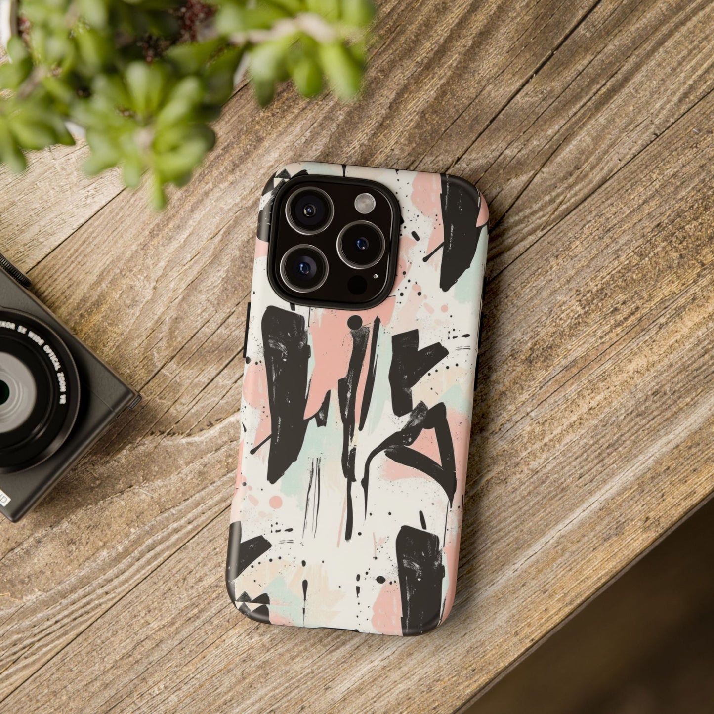 Blush Rush Armor Case – Abstract Ink Graffiti Edition