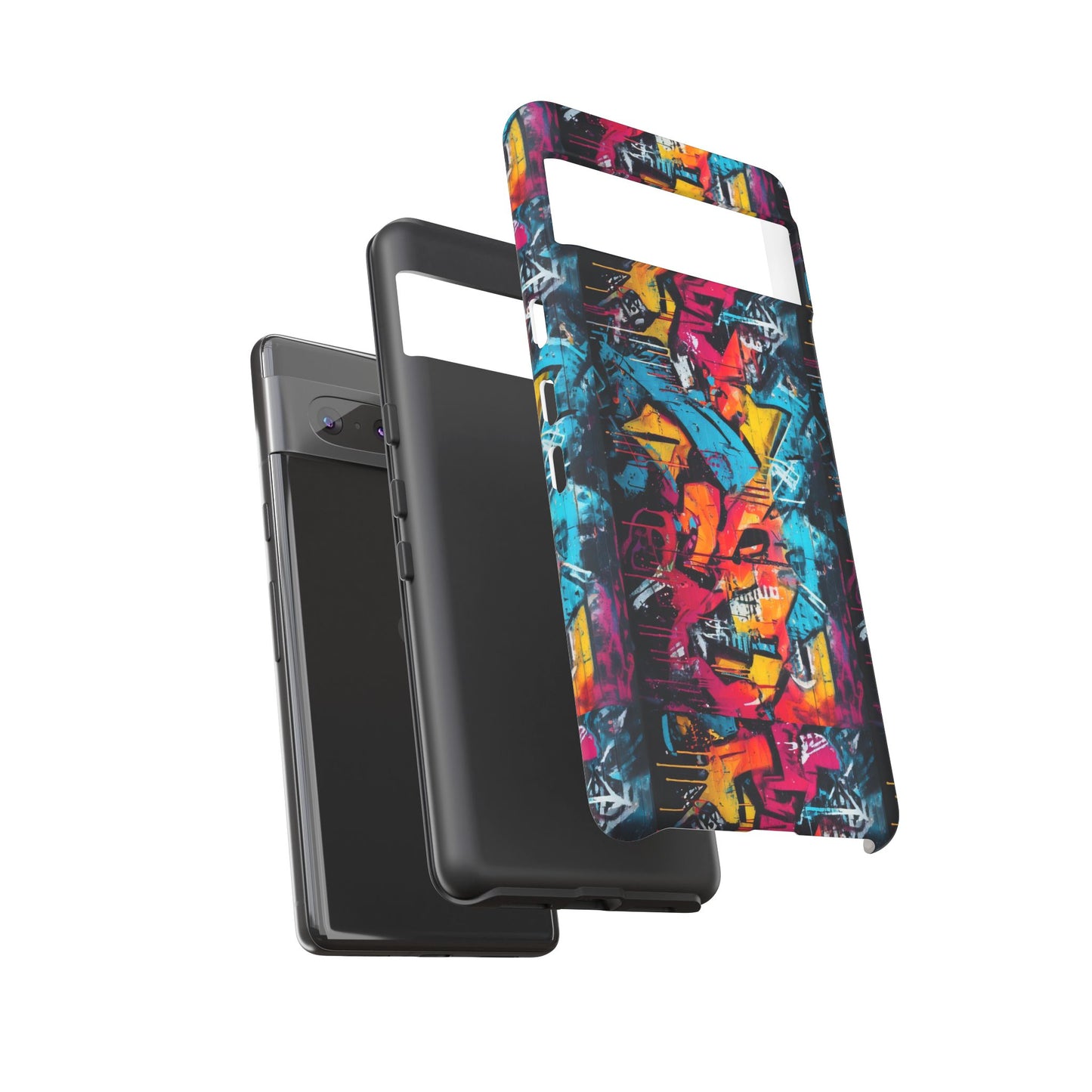 Wall Tag Armor Case – Neon Graffiti Burst Edition