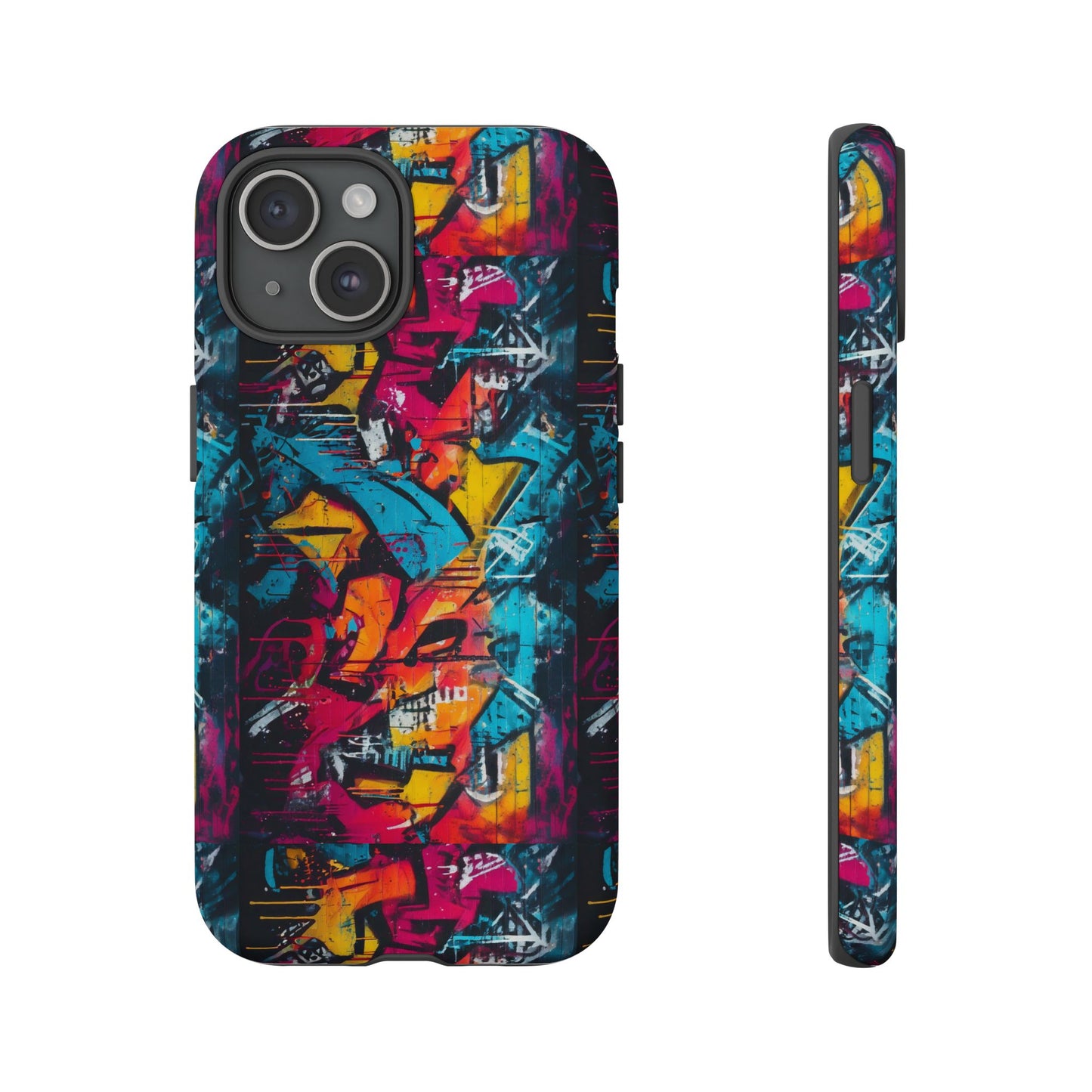 Wall Tag Armor Case – Neon Graffiti Burst Edition