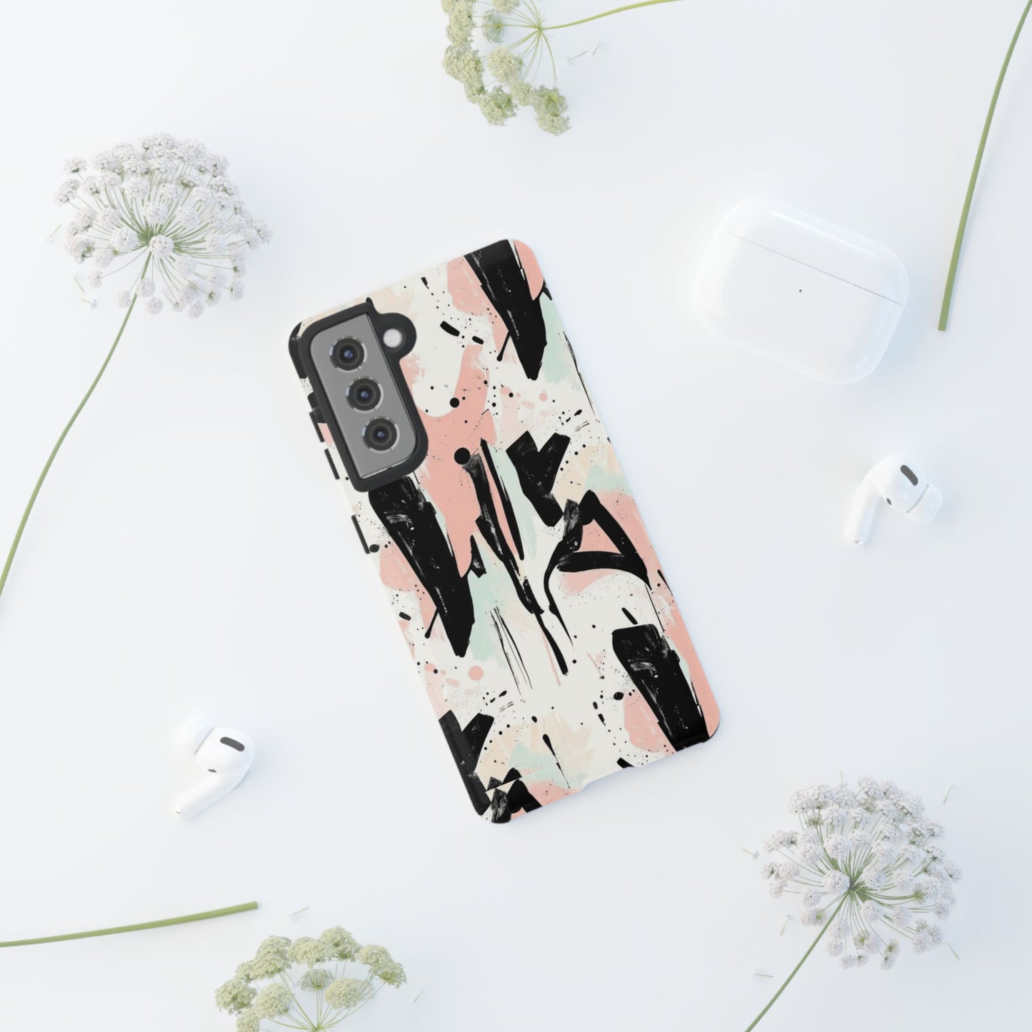 Blush Rush Armor Case – Abstract Ink Graffiti Edition