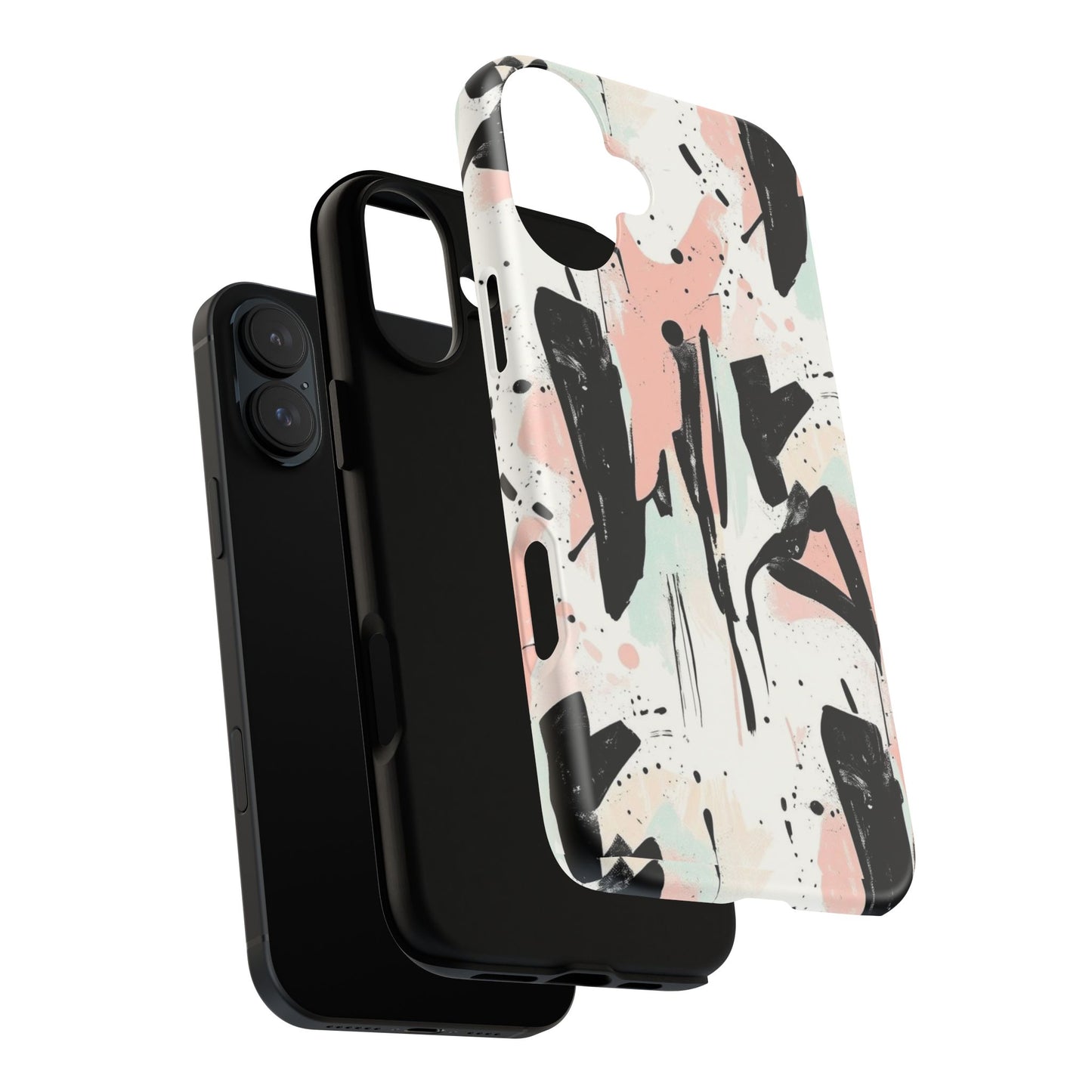 Blush Rush Armor Case – Abstract Ink Graffiti Edition