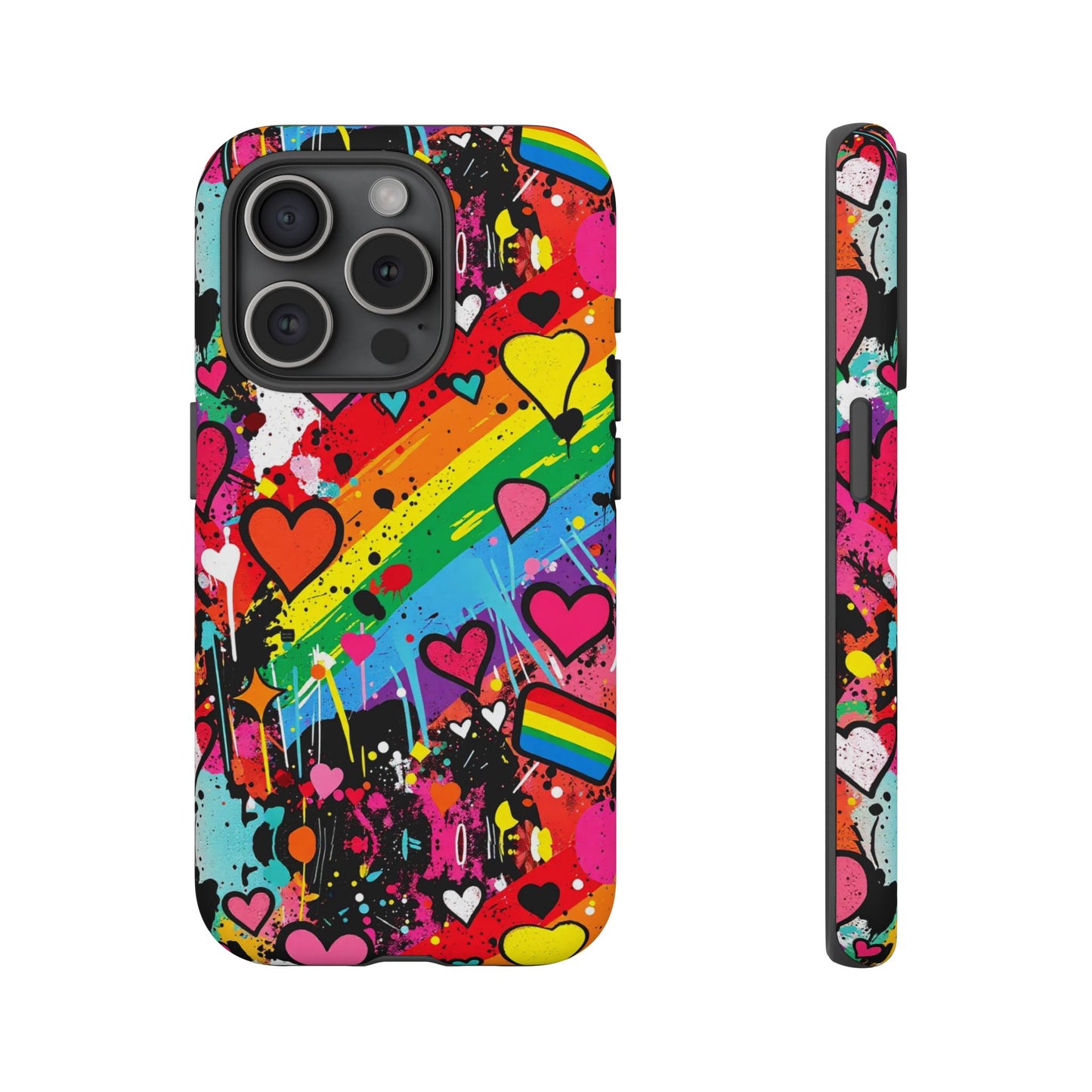 Pride Pop Armor Case – Free Love Graffiti Edition