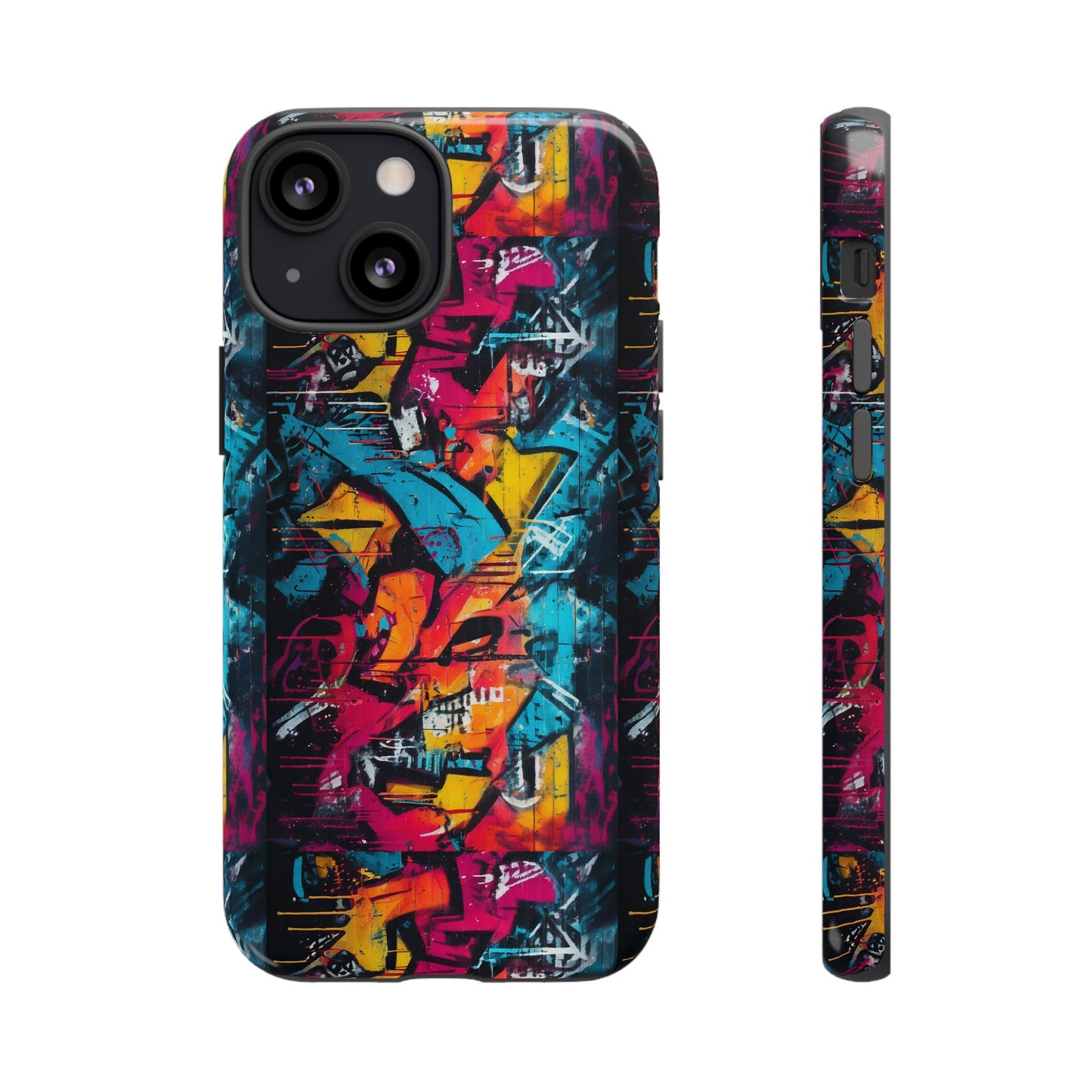 Wall Tag Armor Case – Neon Graffiti Burst Edition