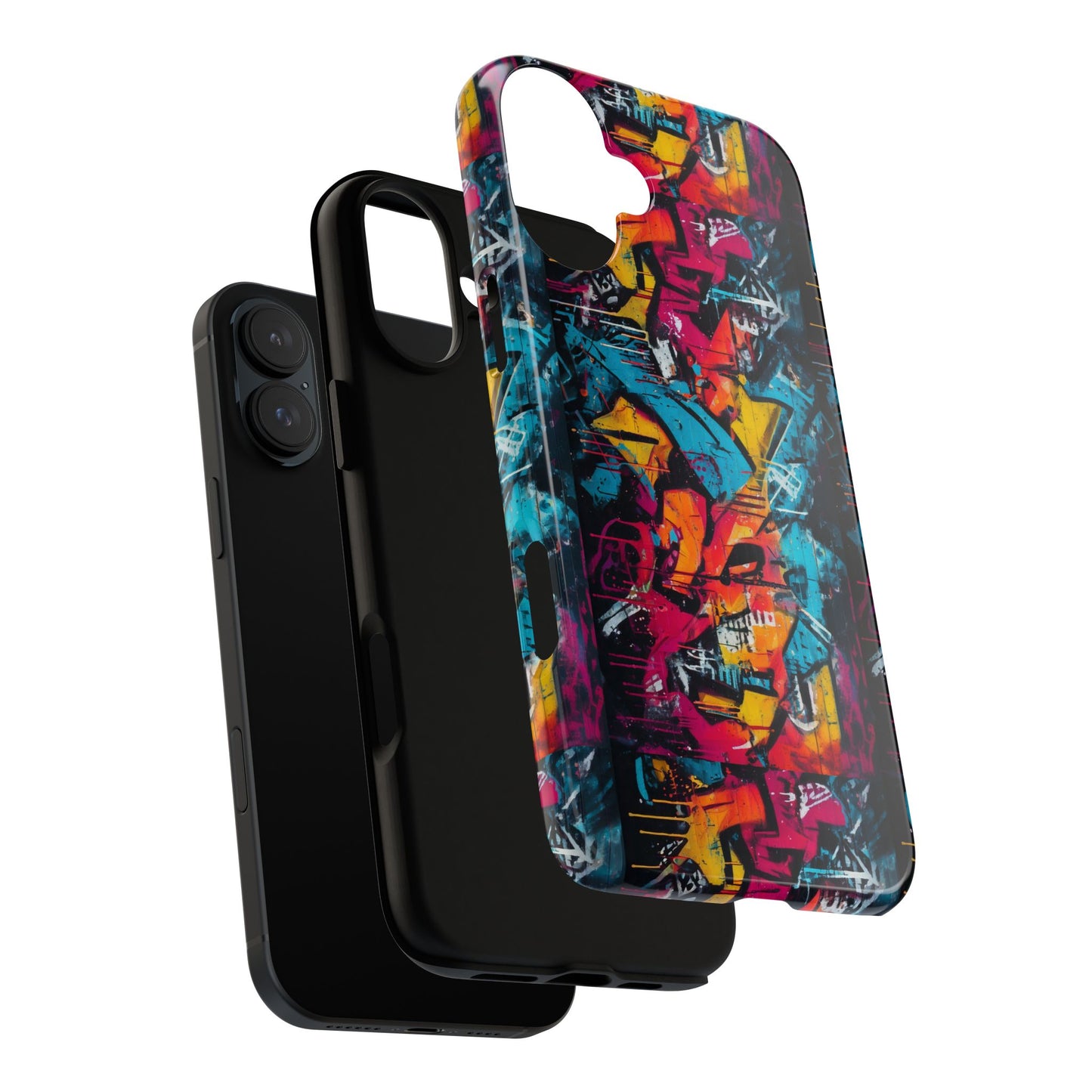 Wall Tag Armor Case – Neon Graffiti Burst Edition