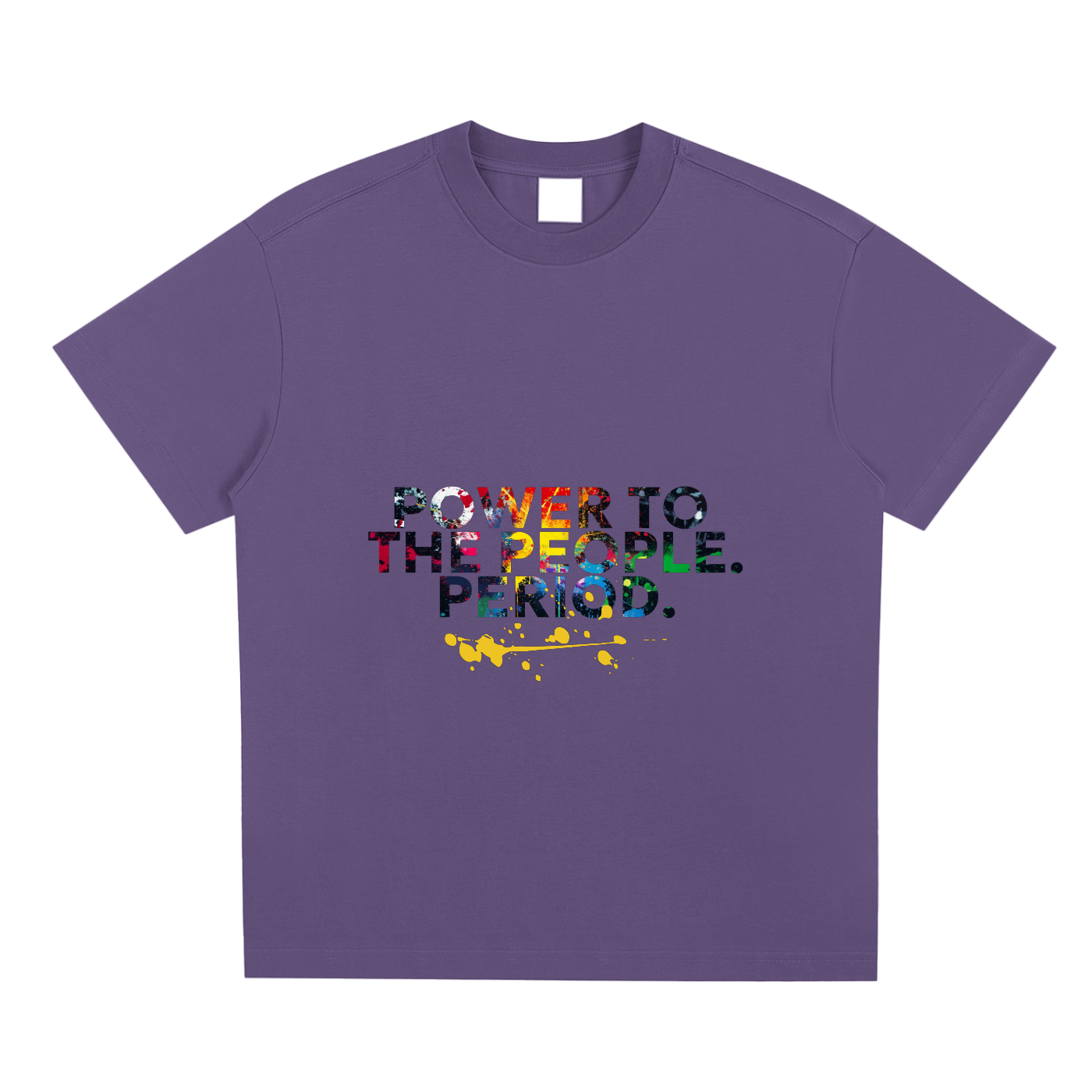 Power to the People. Period. Graffiti Protest Tee
