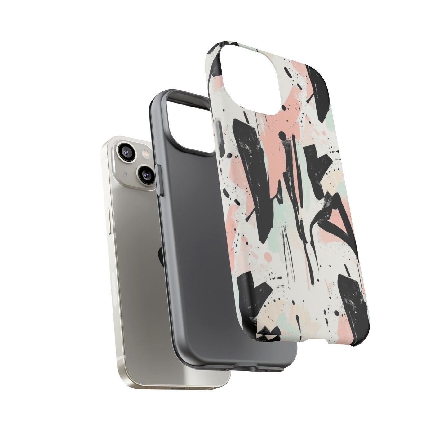 Blush Rush Armor Case – Abstract Ink Graffiti Edition
