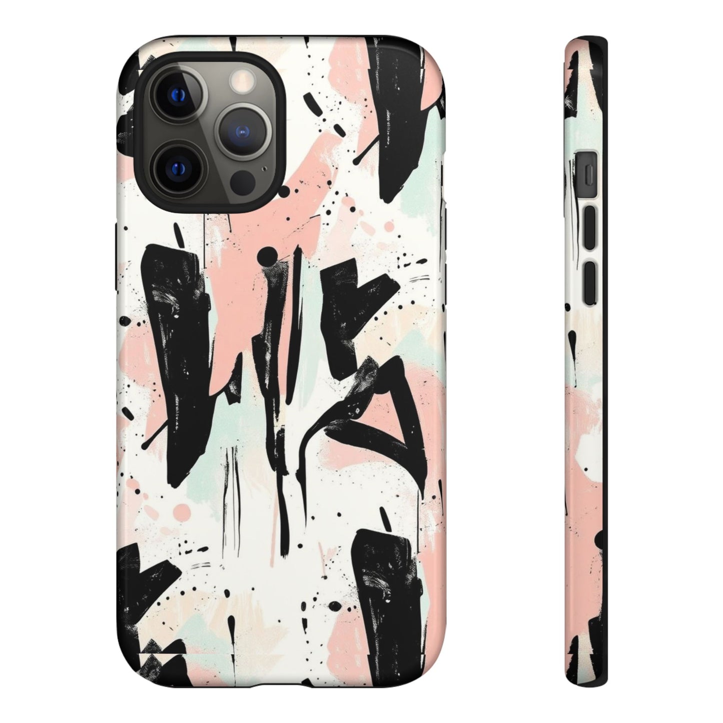 Blush Rush Armor Case – Abstract Ink Graffiti Edition