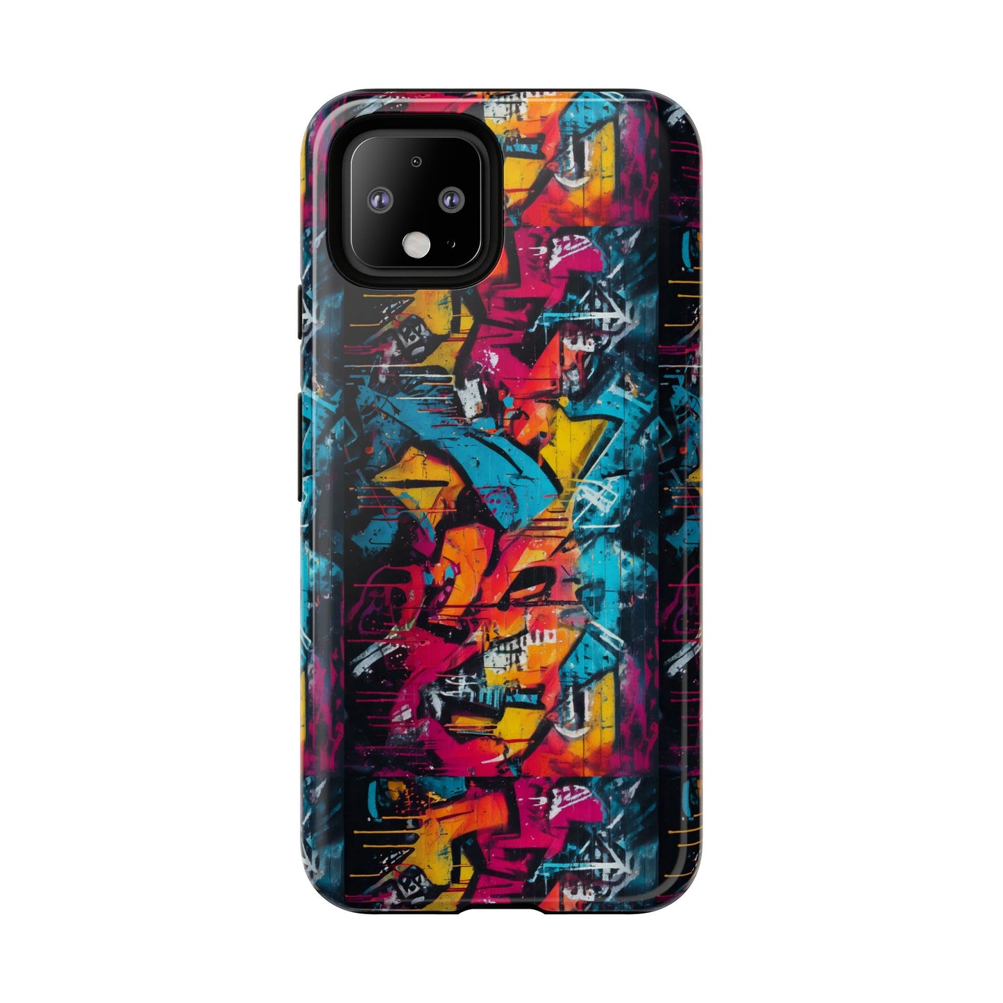 Wall Tag Armor Case – Neon Graffiti Burst Edition