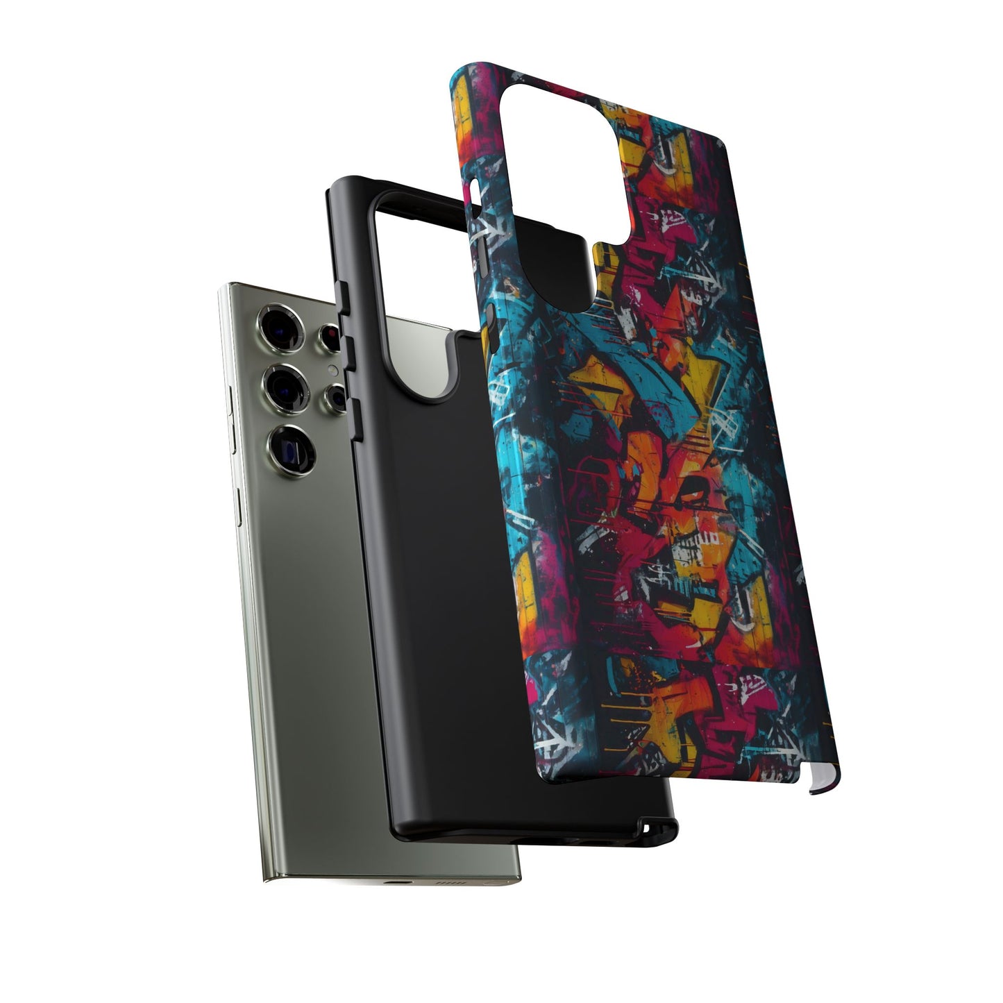 Wall Tag Armor Case – Neon Graffiti Burst Edition