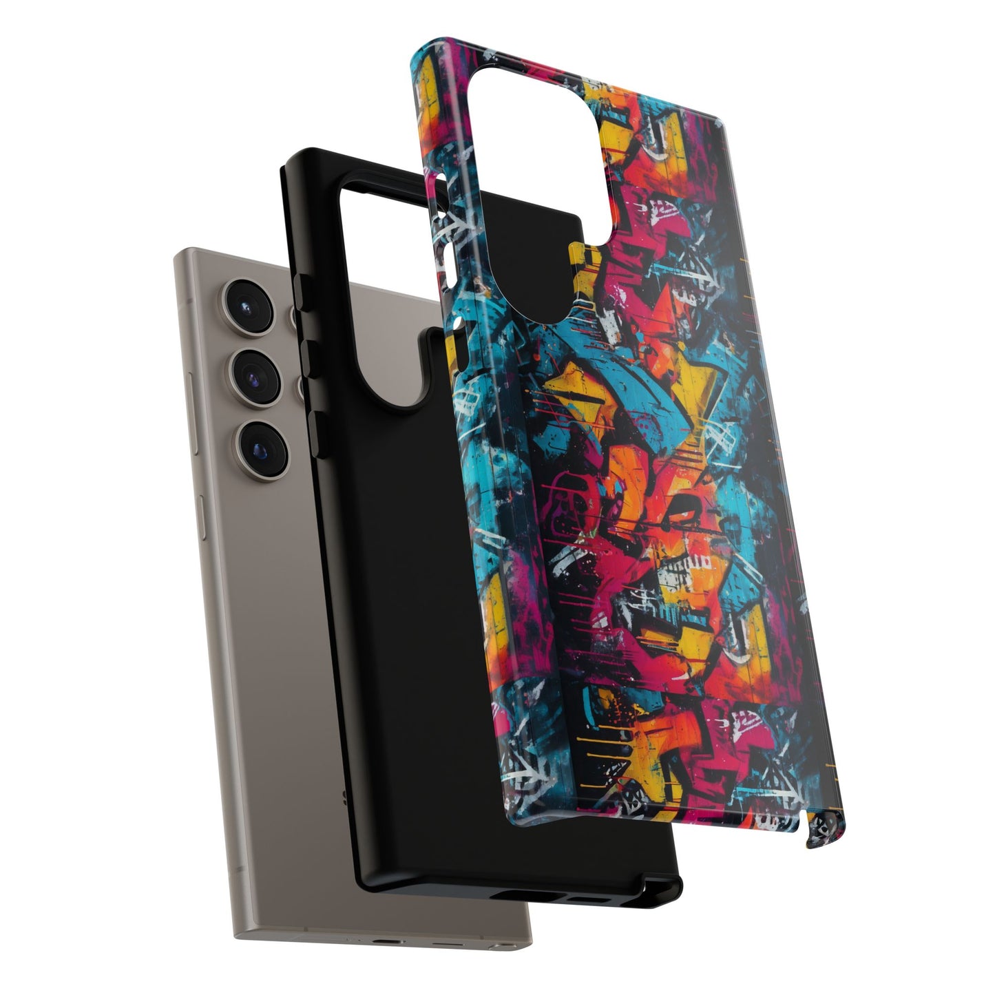 Wall Tag Armor Case – Neon Graffiti Burst Edition