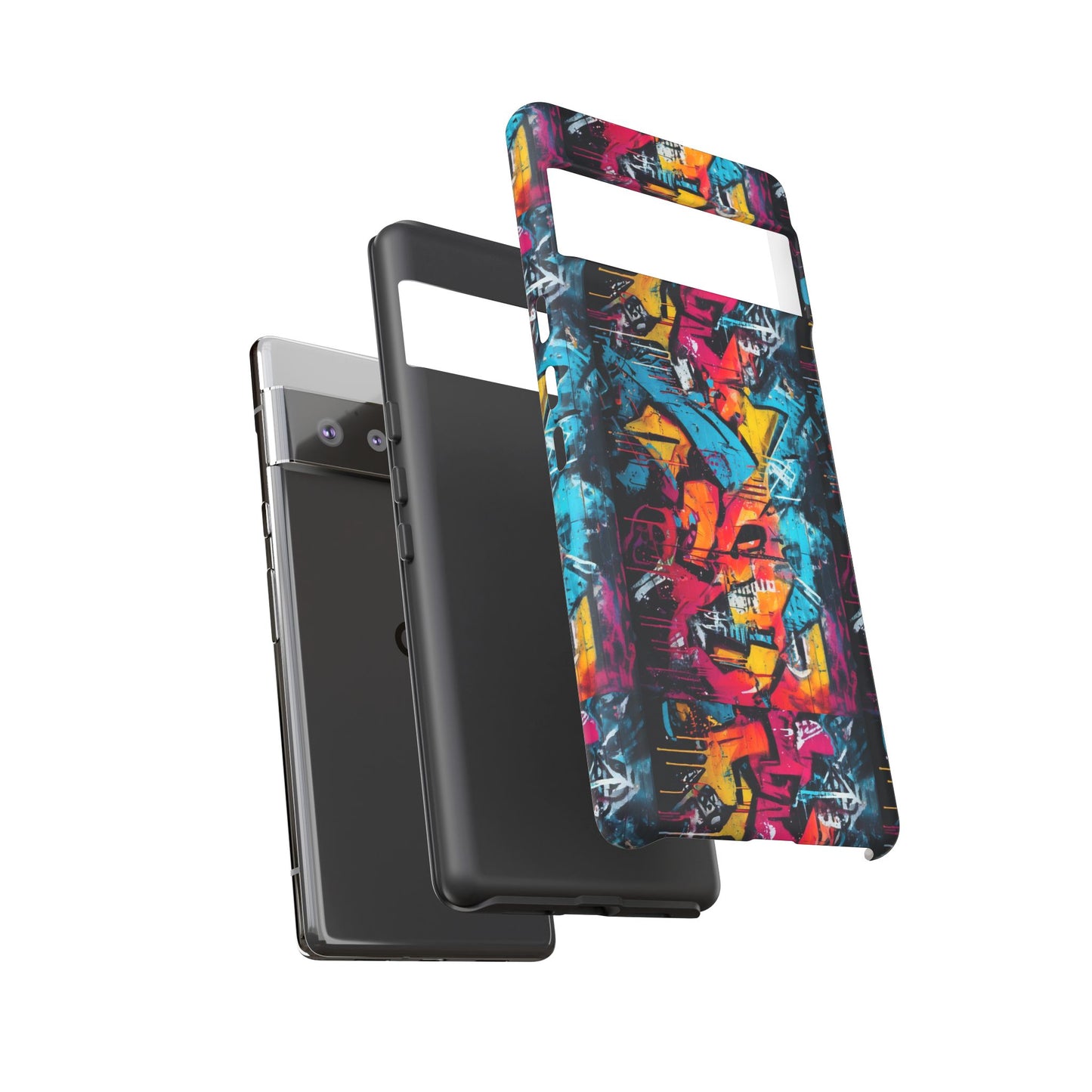 Wall Tag Armor Case – Neon Graffiti Burst Edition