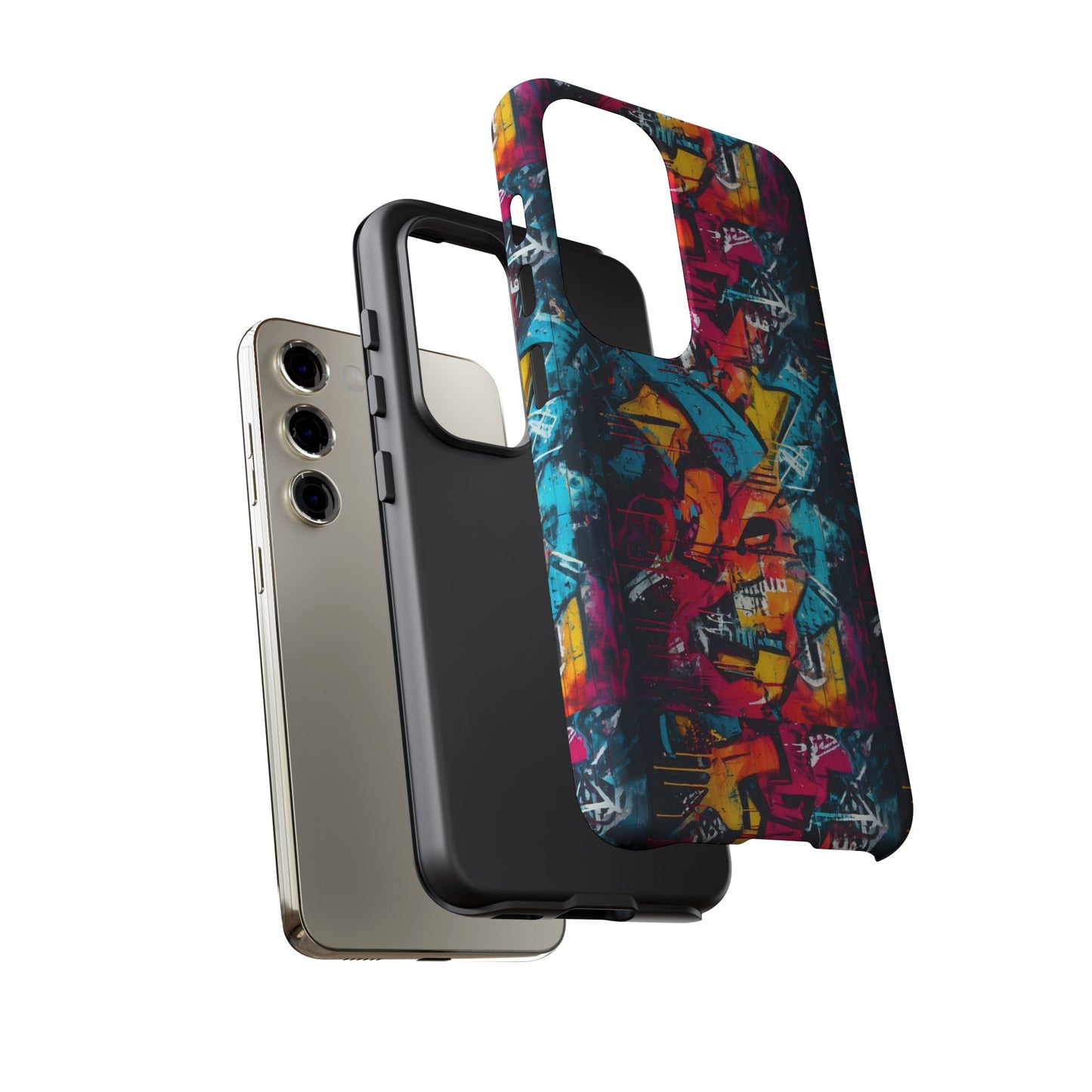 Wall Tag Armor Case – Neon Graffiti Burst Edition