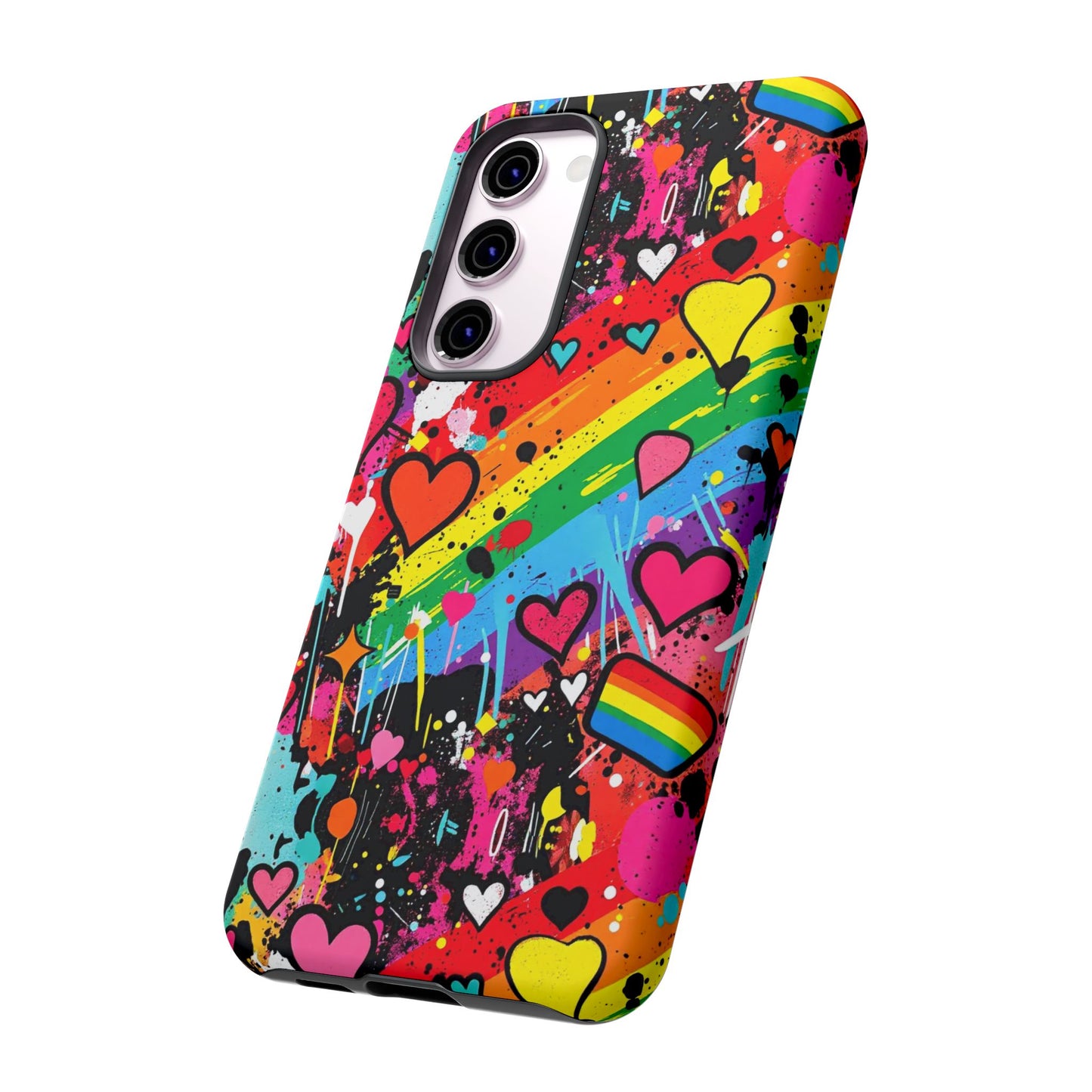 Pride Pop Armor Case – Free Love Graffiti Edition