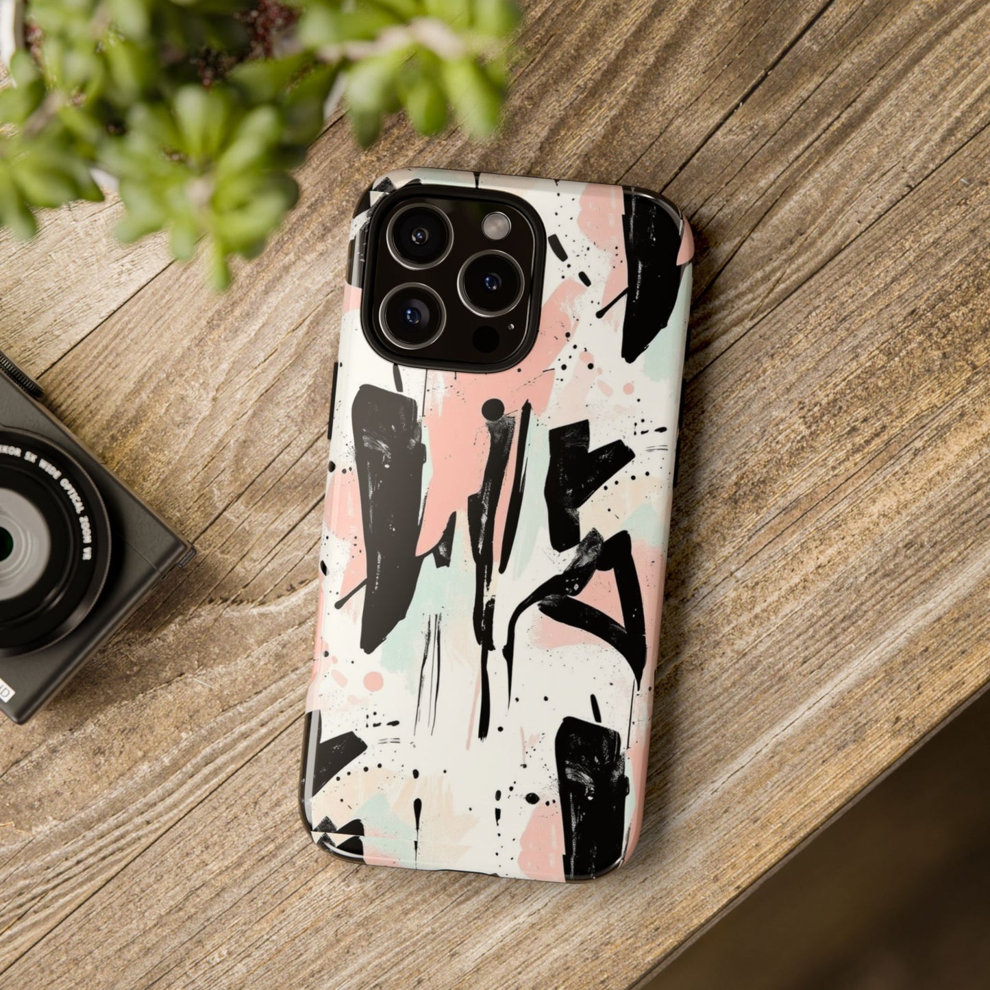 Blush Rush Armor Case – Abstract Ink Graffiti Edition