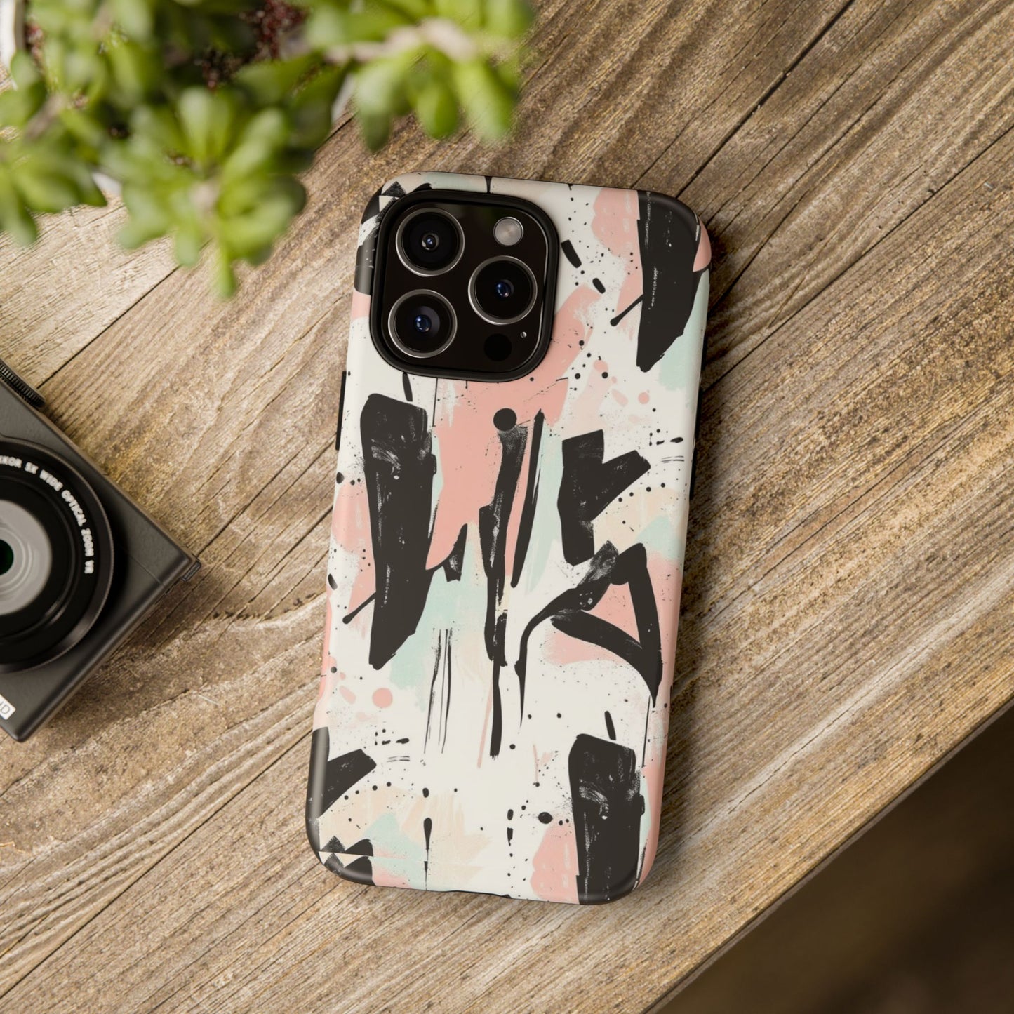 Blush Rush Armor Case – Abstract Ink Graffiti Edition