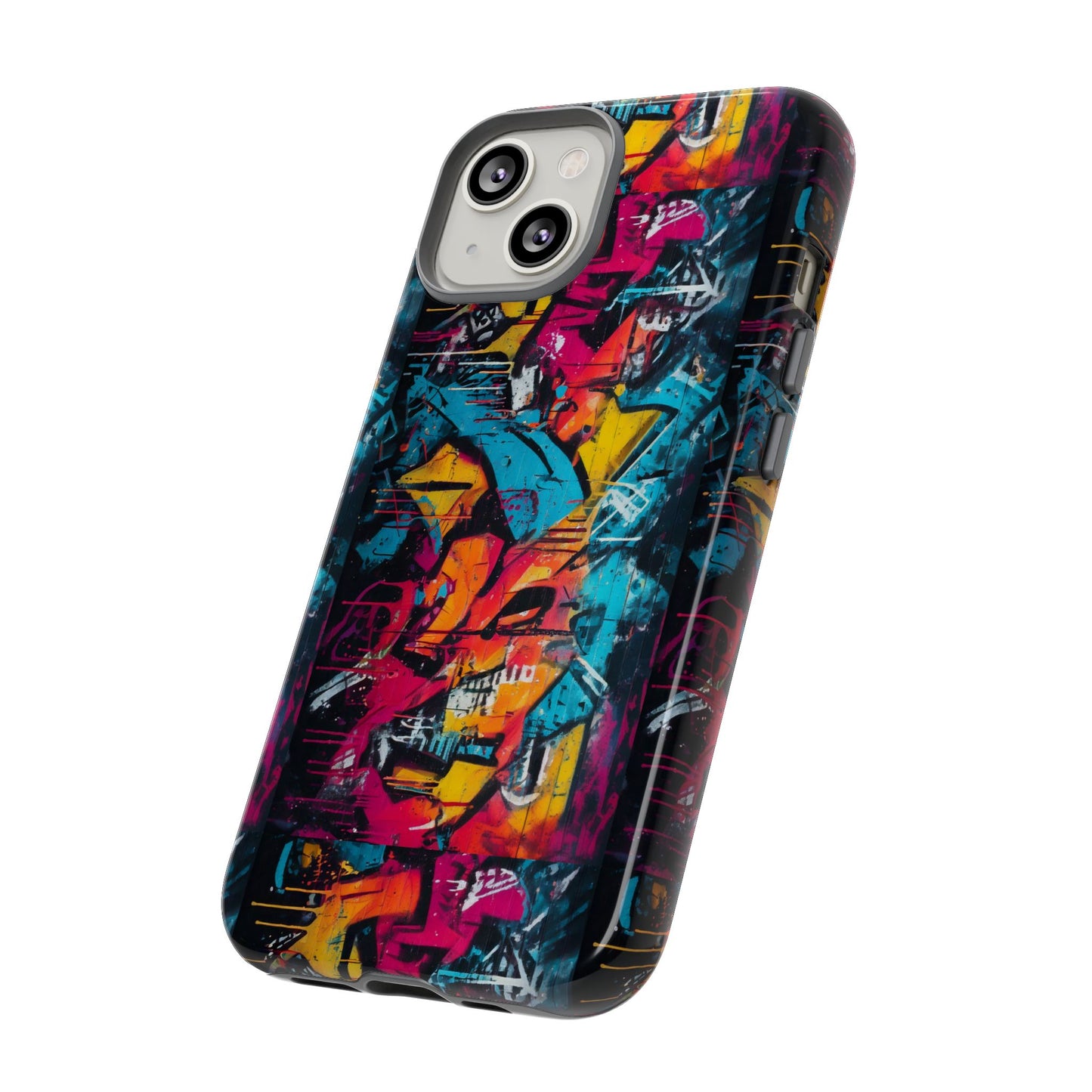 Wall Tag Armor Case – Neon Graffiti Burst Edition