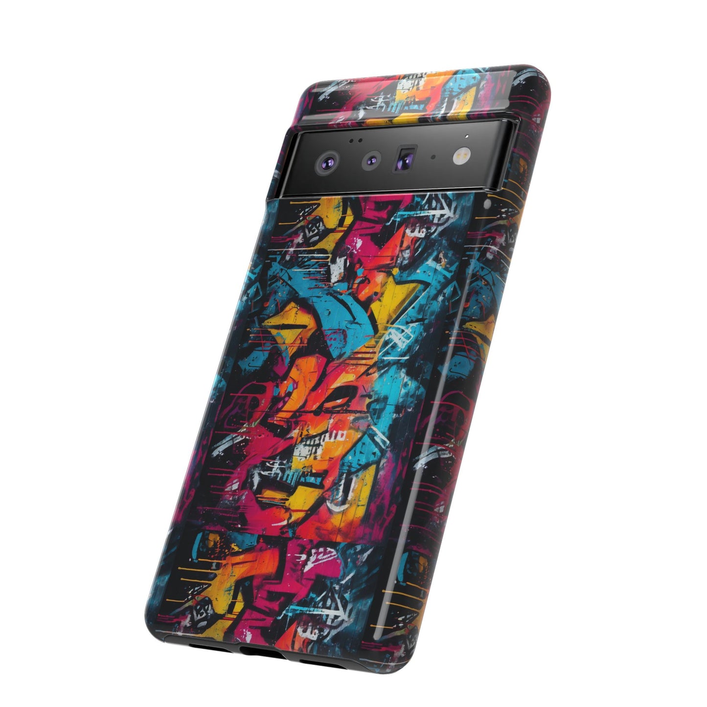 Wall Tag Armor Case – Neon Graffiti Burst Edition