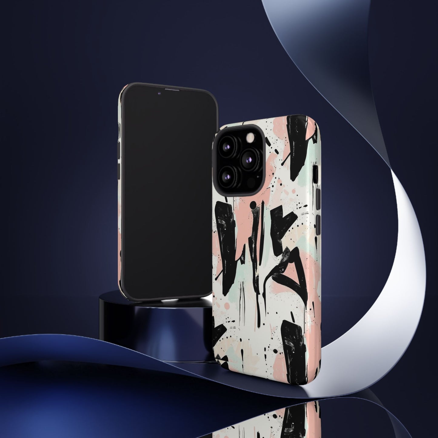 Blush Rush Armor Case – Abstract Ink Graffiti Edition
