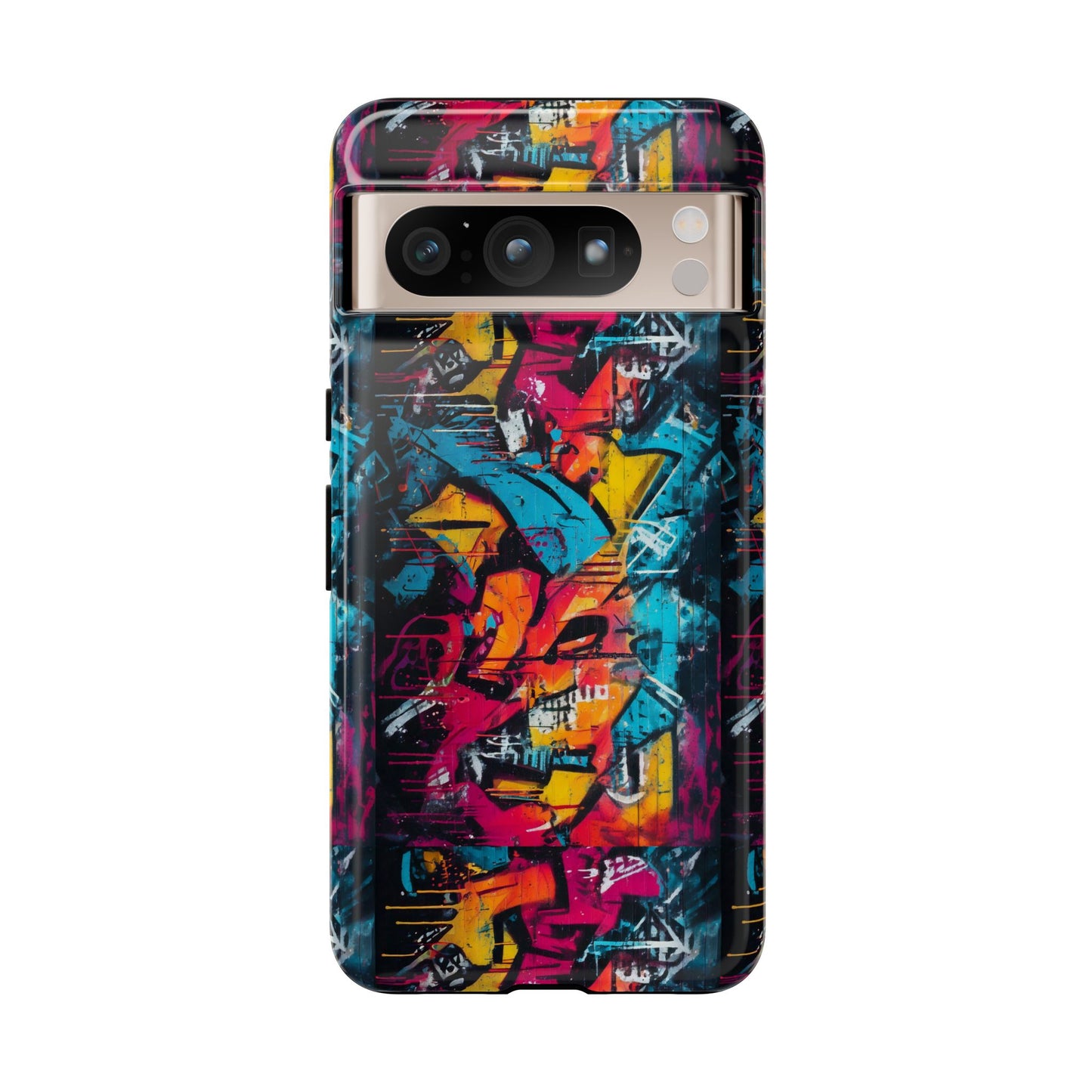 Wall Tag Armor Case – Neon Graffiti Burst Edition