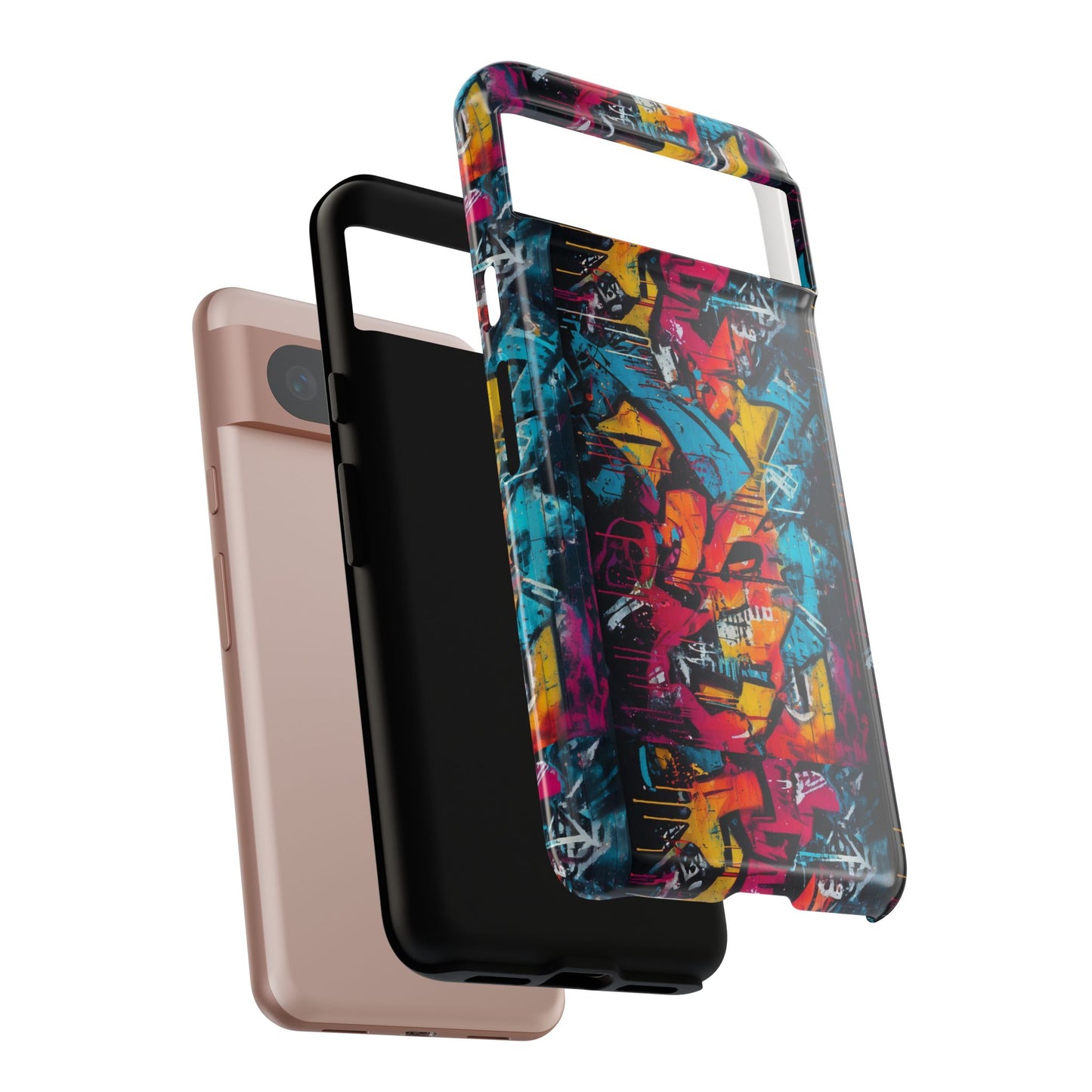 Wall Tag Armor Case – Neon Graffiti Burst Edition