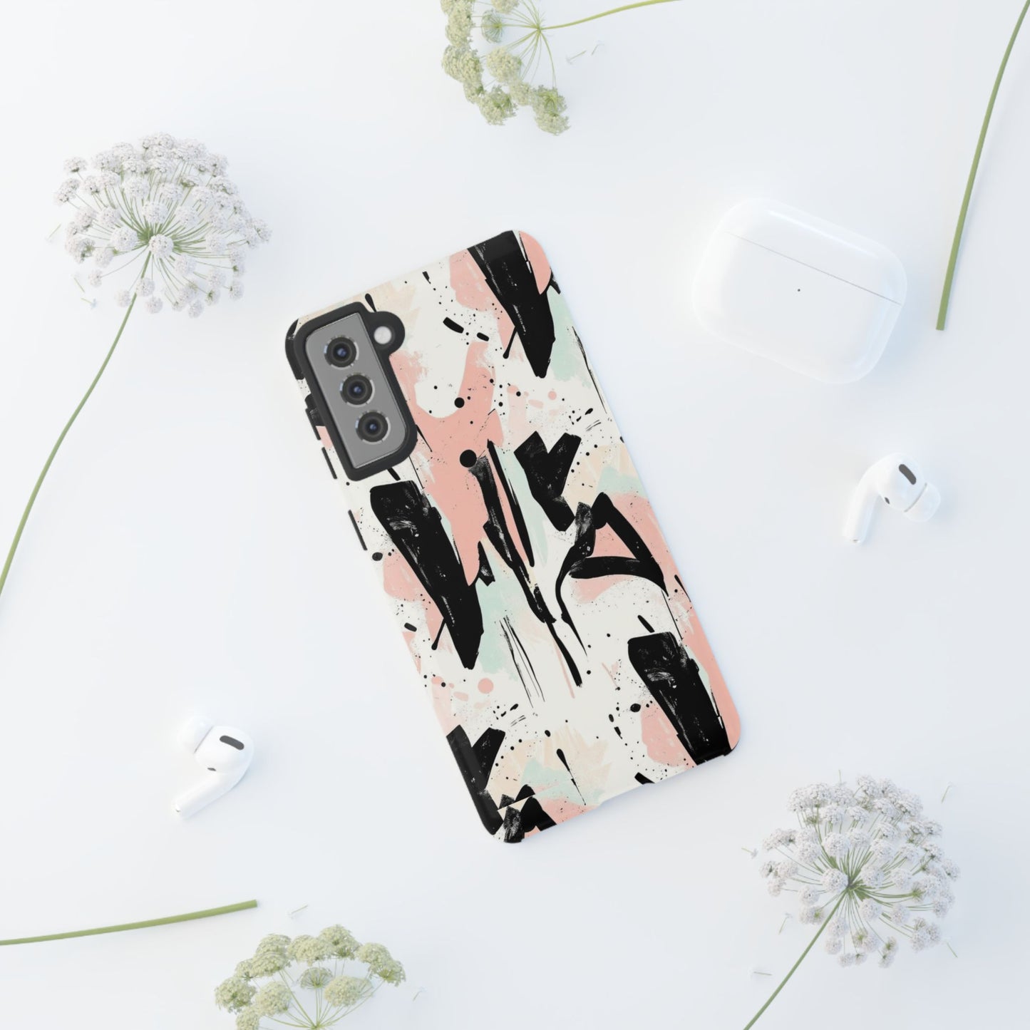 Blush Rush Armor Case – Abstract Ink Graffiti Edition