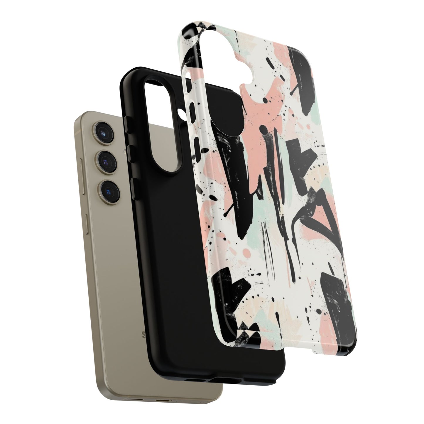 Blush Rush Armor Case – Abstract Ink Graffiti Edition