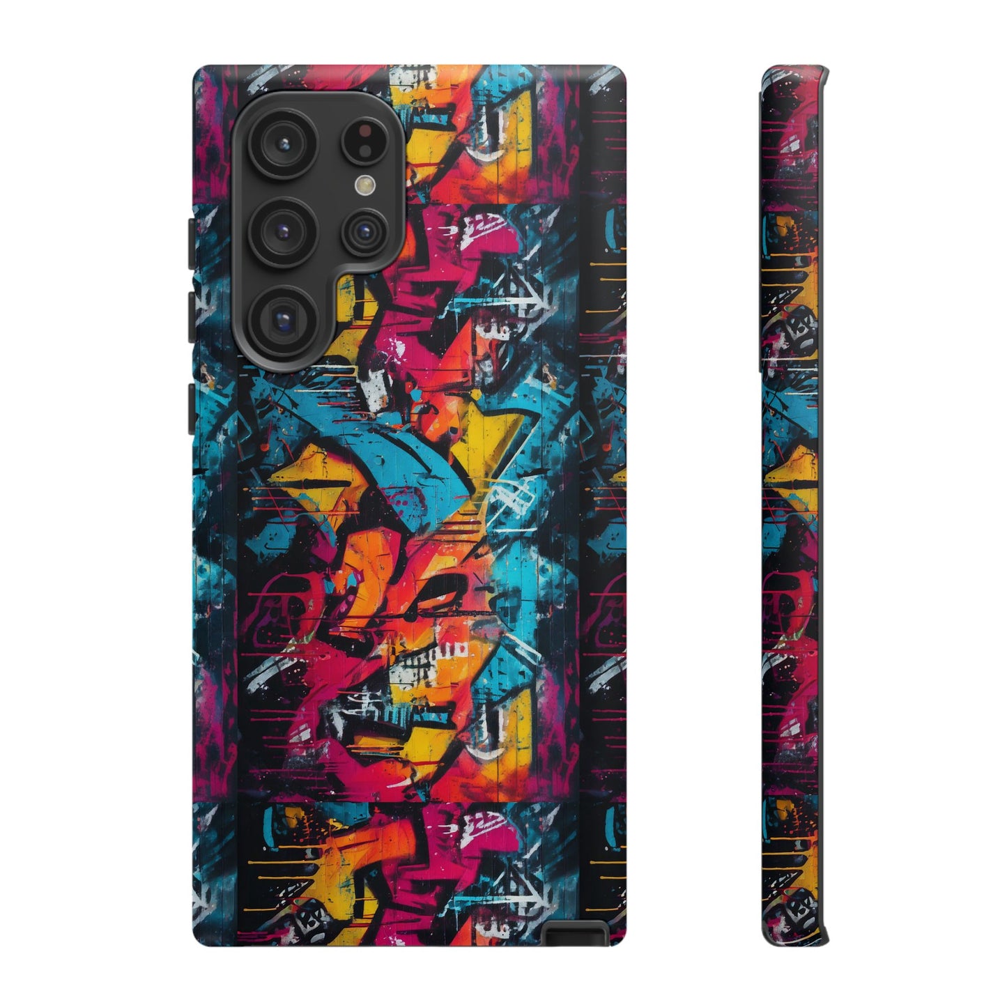 Wall Tag Armor Case – Neon Graffiti Burst Edition