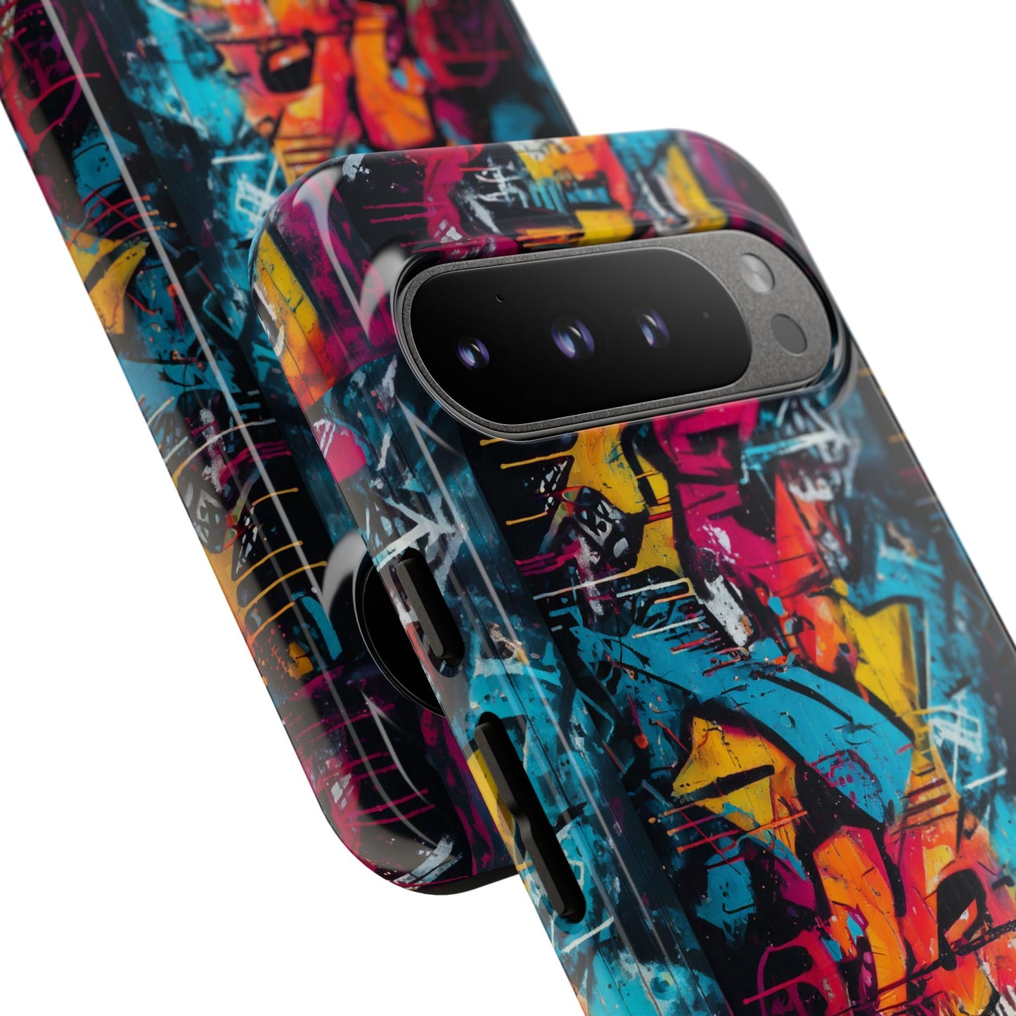 Wall Tag Armor Case – Neon Graffiti Burst Edition