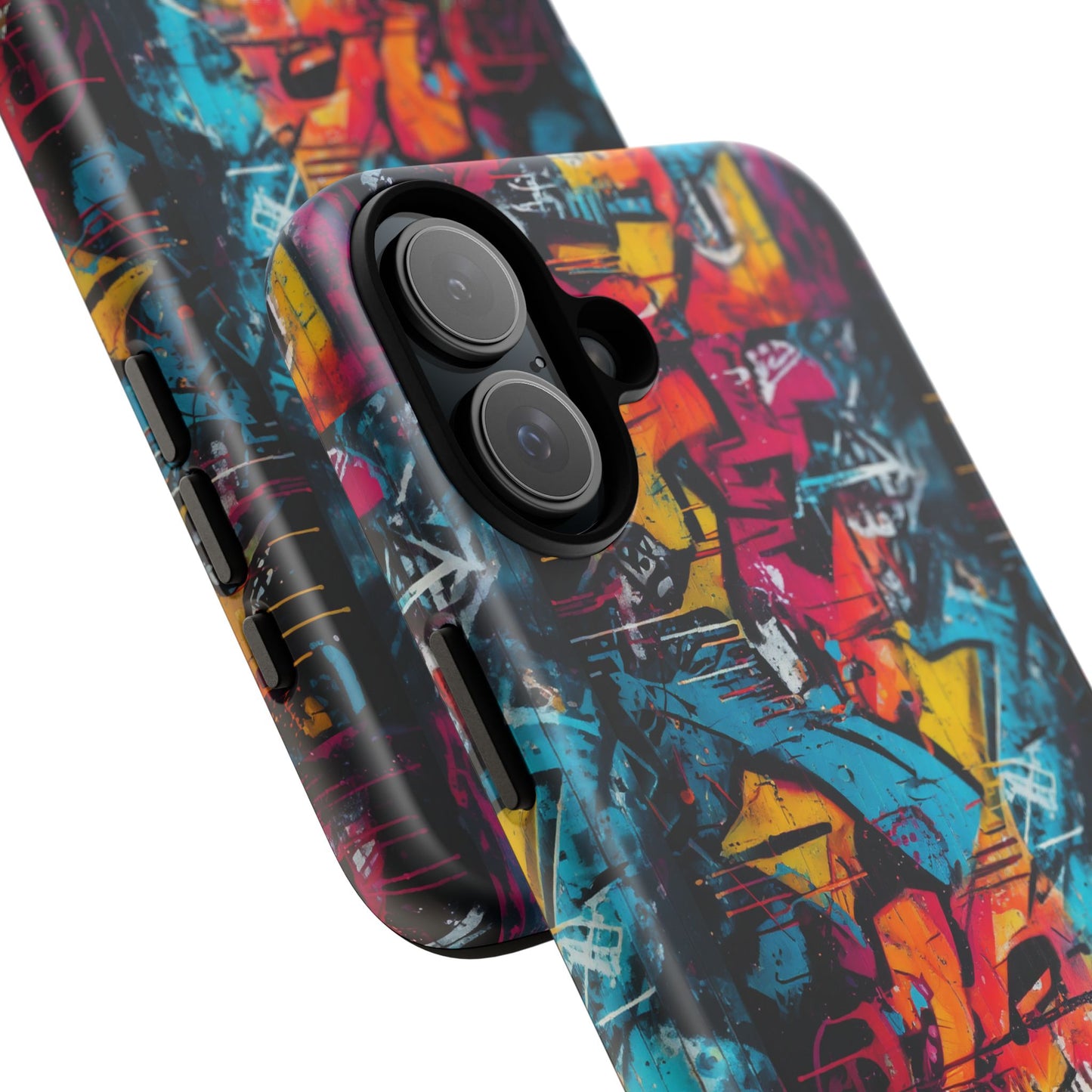 Wall Tag Armor Case – Neon Graffiti Burst Edition