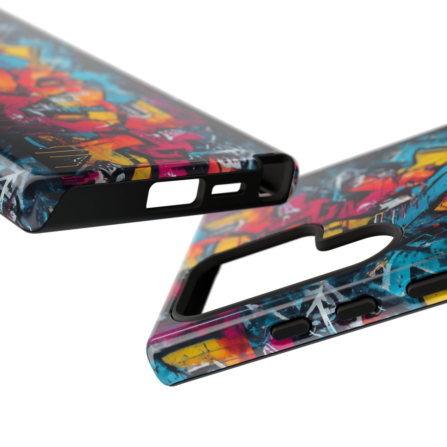 Wall Tag Armor Case – Neon Graffiti Burst Edition