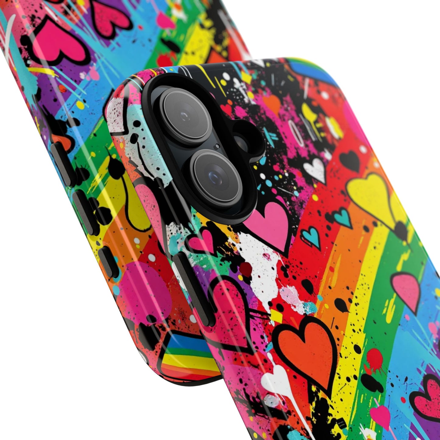 Pride Pop Armor Case – Free Love Graffiti Edition
