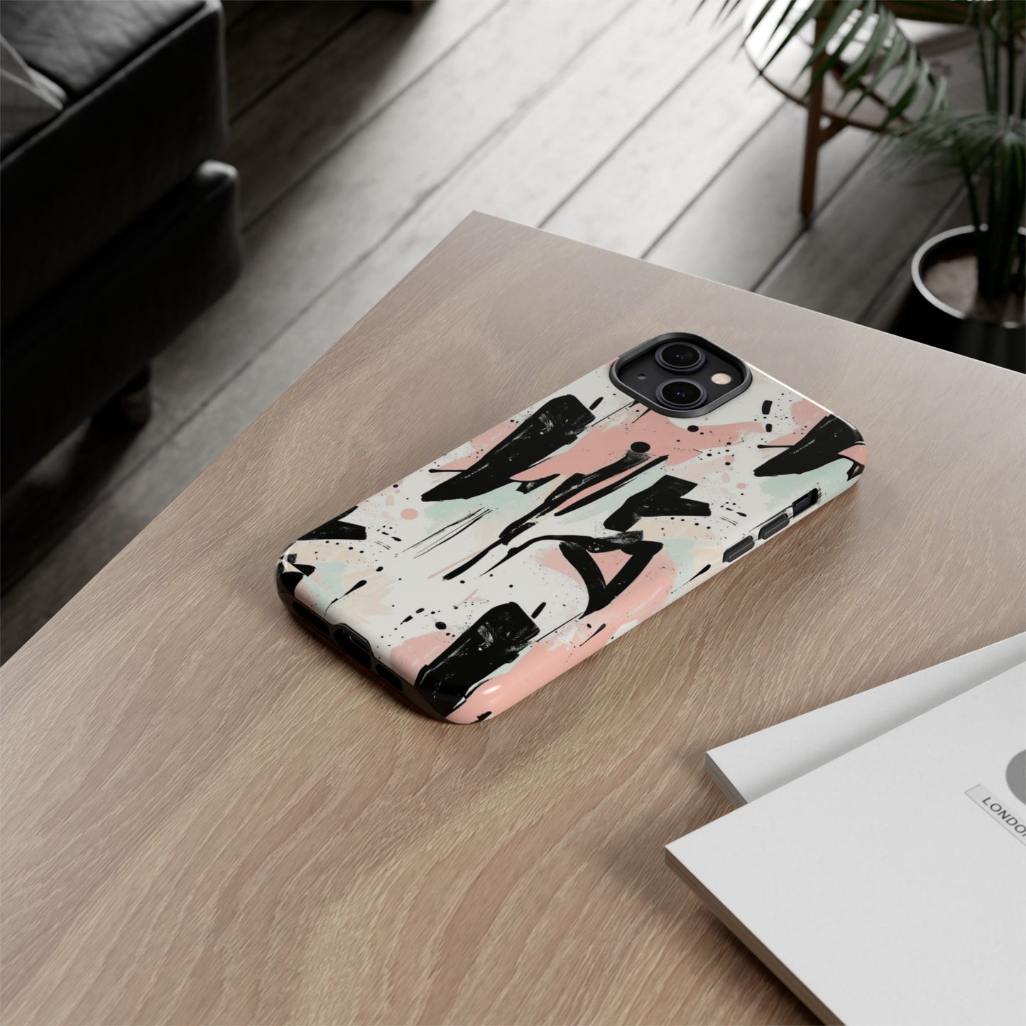 Blush Rush Armor Case – Abstract Ink Graffiti Edition
