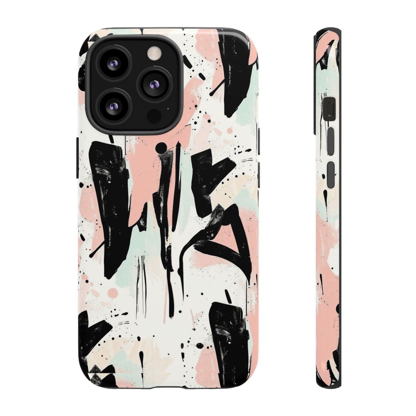 Blush Rush Armor Case – Abstract Ink Graffiti Edition