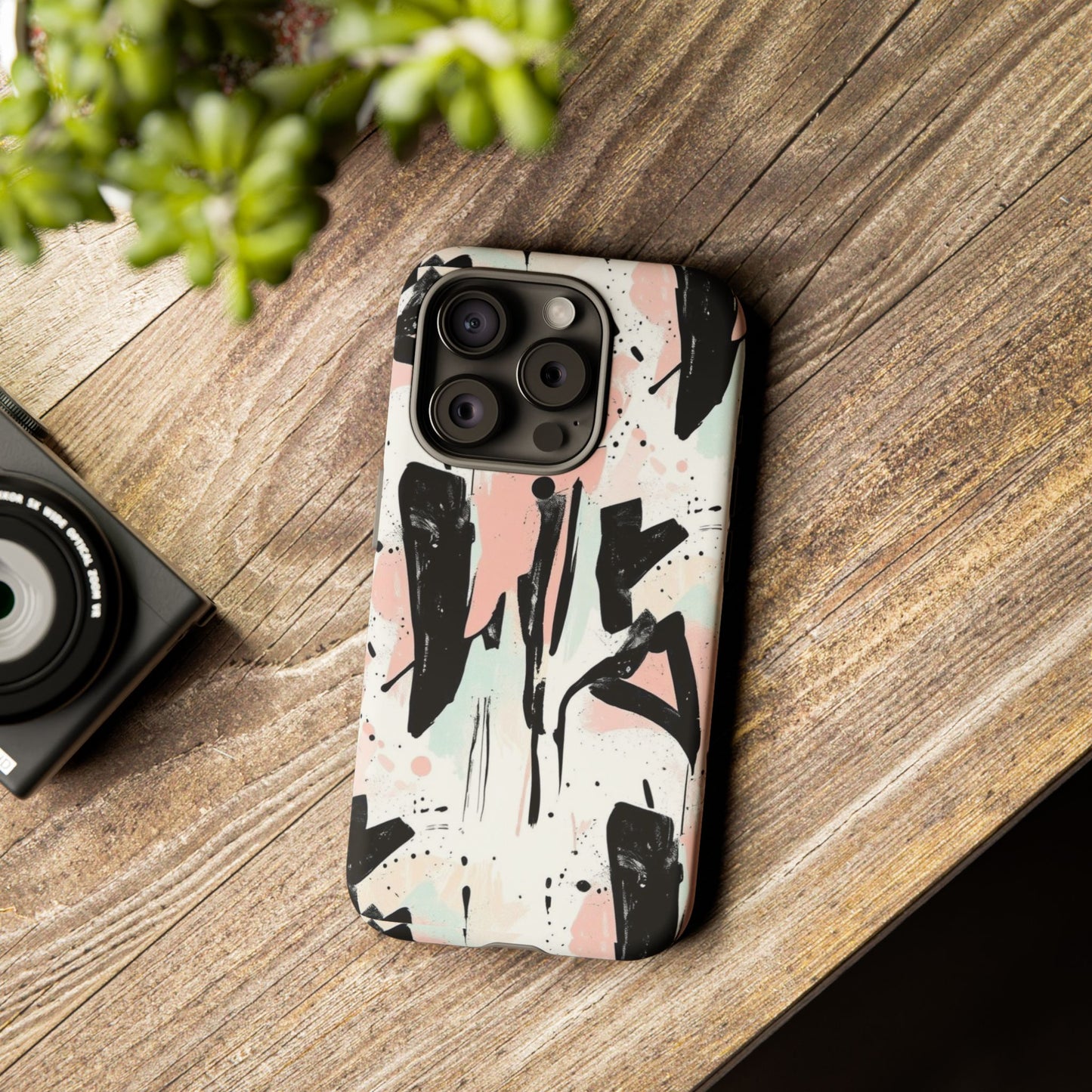 Blush Rush Armor Case – Abstract Ink Graffiti Edition