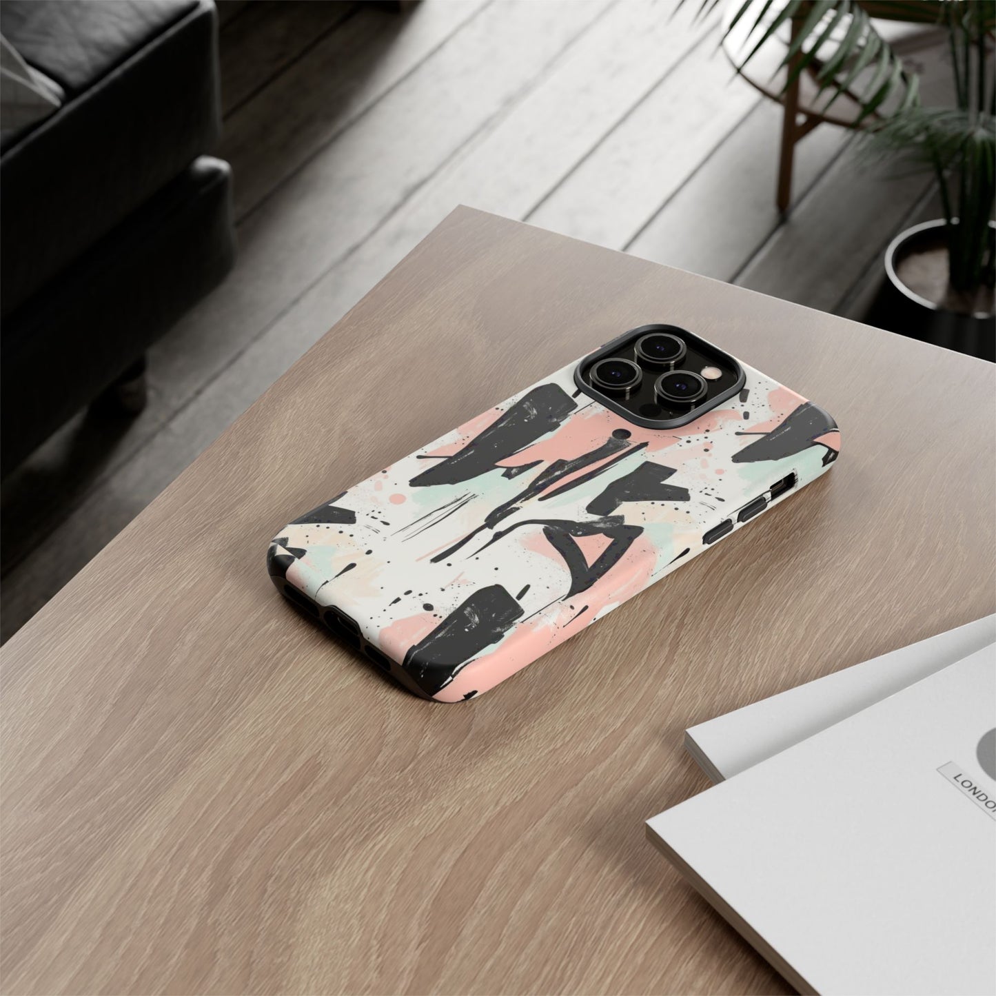 Blush Rush Armor Case – Abstract Ink Graffiti Edition